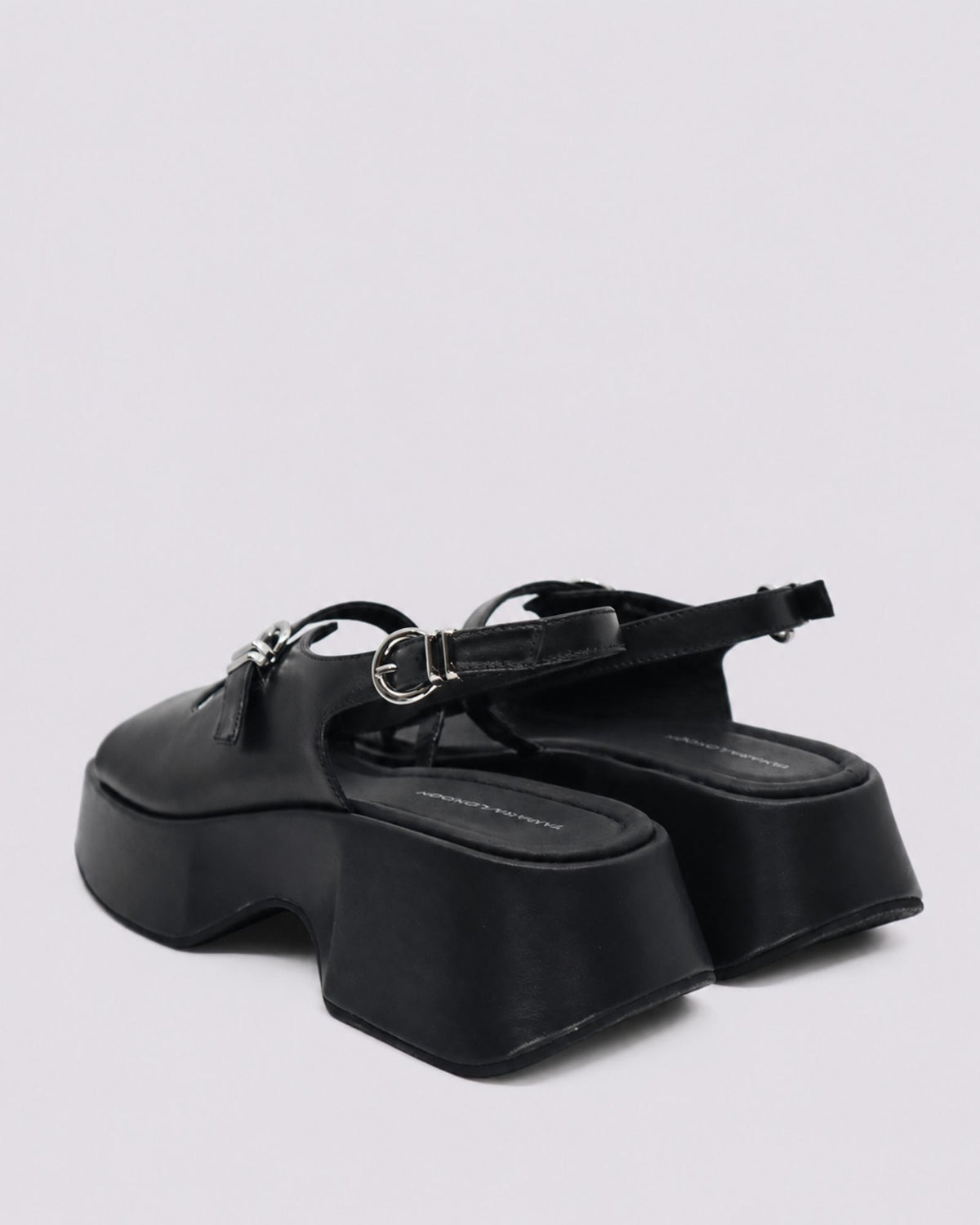 BOISE PLATFORM SANDALS BLACK