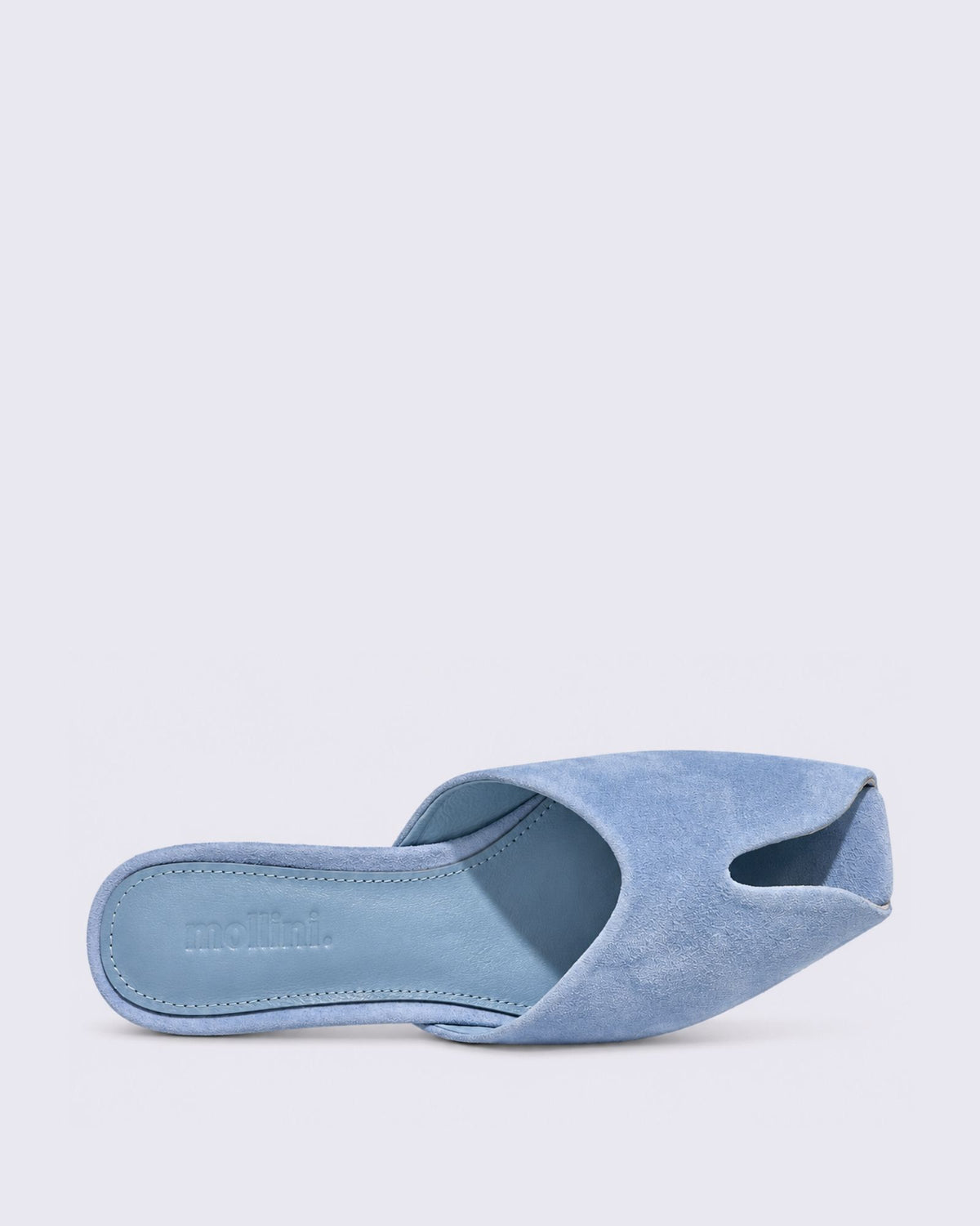 BONNIERE HEELS PALE BLUE SUEDE