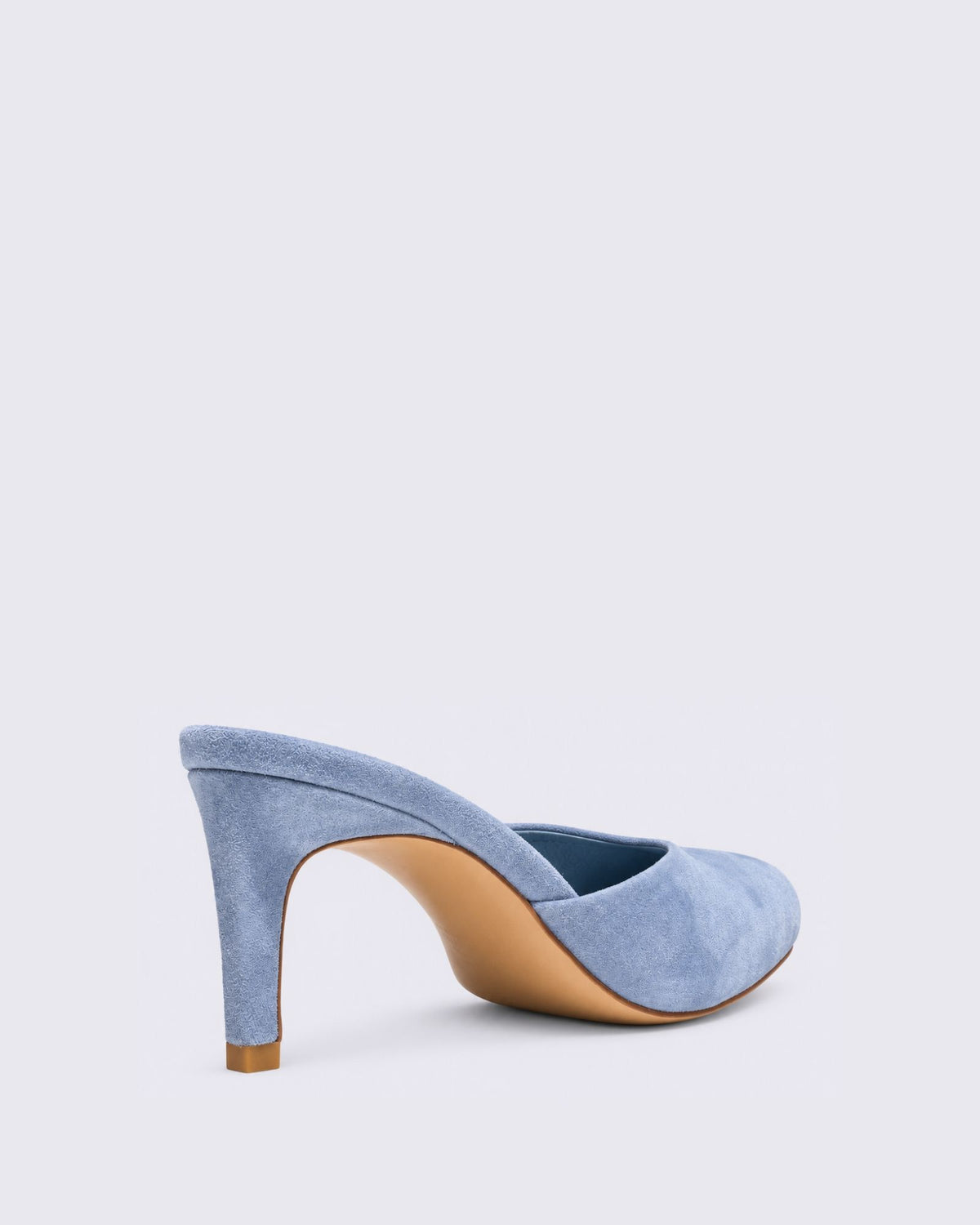 BONNIERE HEELS PALE BLUE SUEDE