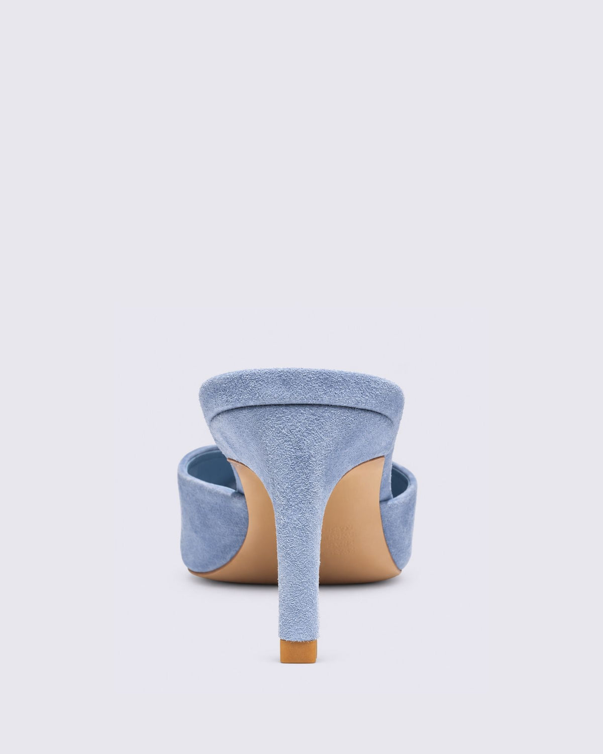 BONNIERE HEELS PALE BLUE SUEDE