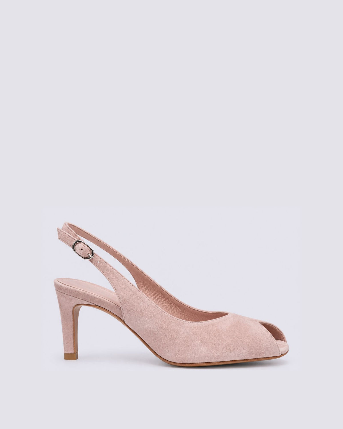 BOUQUETS HEELS PALE PINK SUEDE