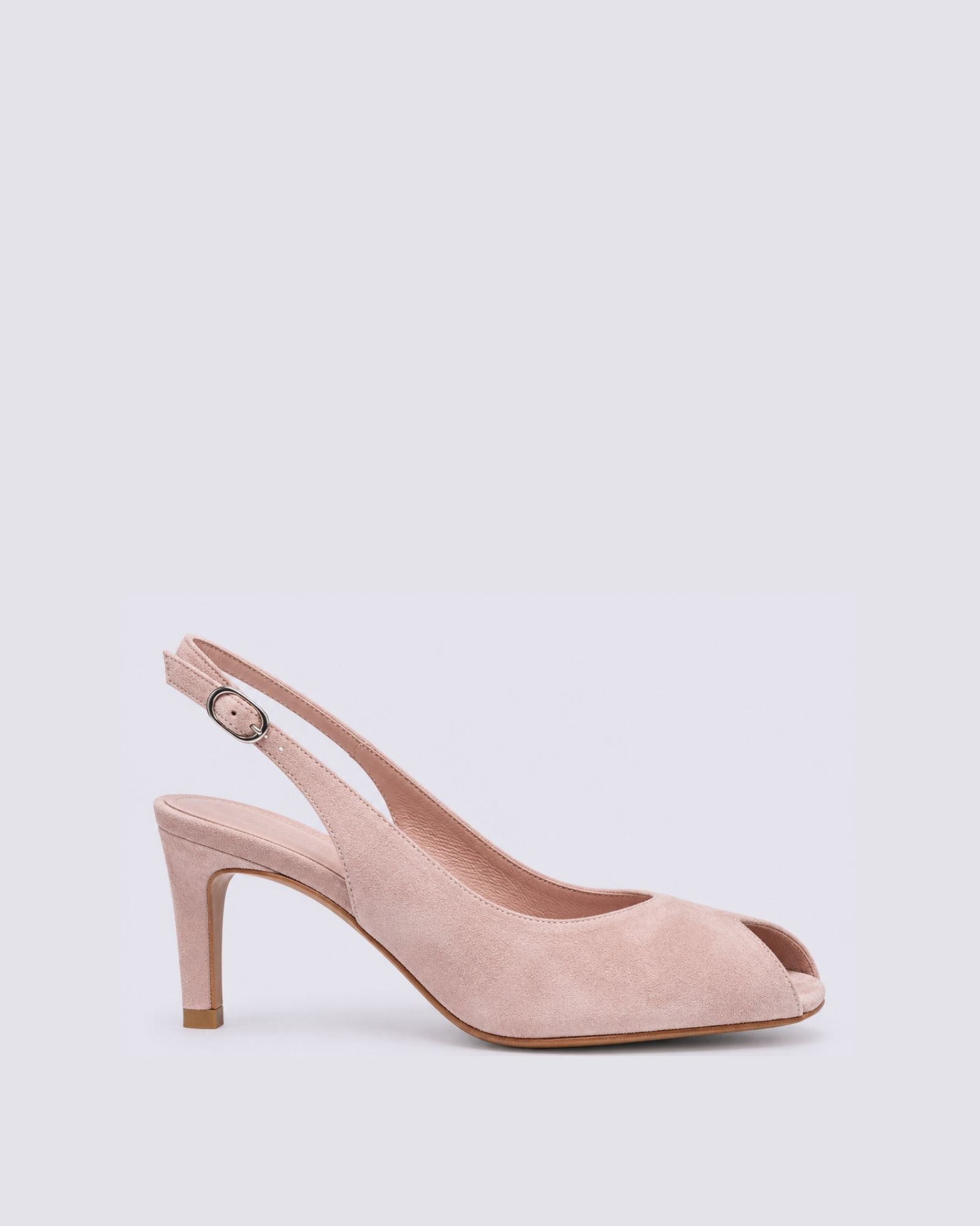 BOUQUETS HEELS PALE PINK SUEDE