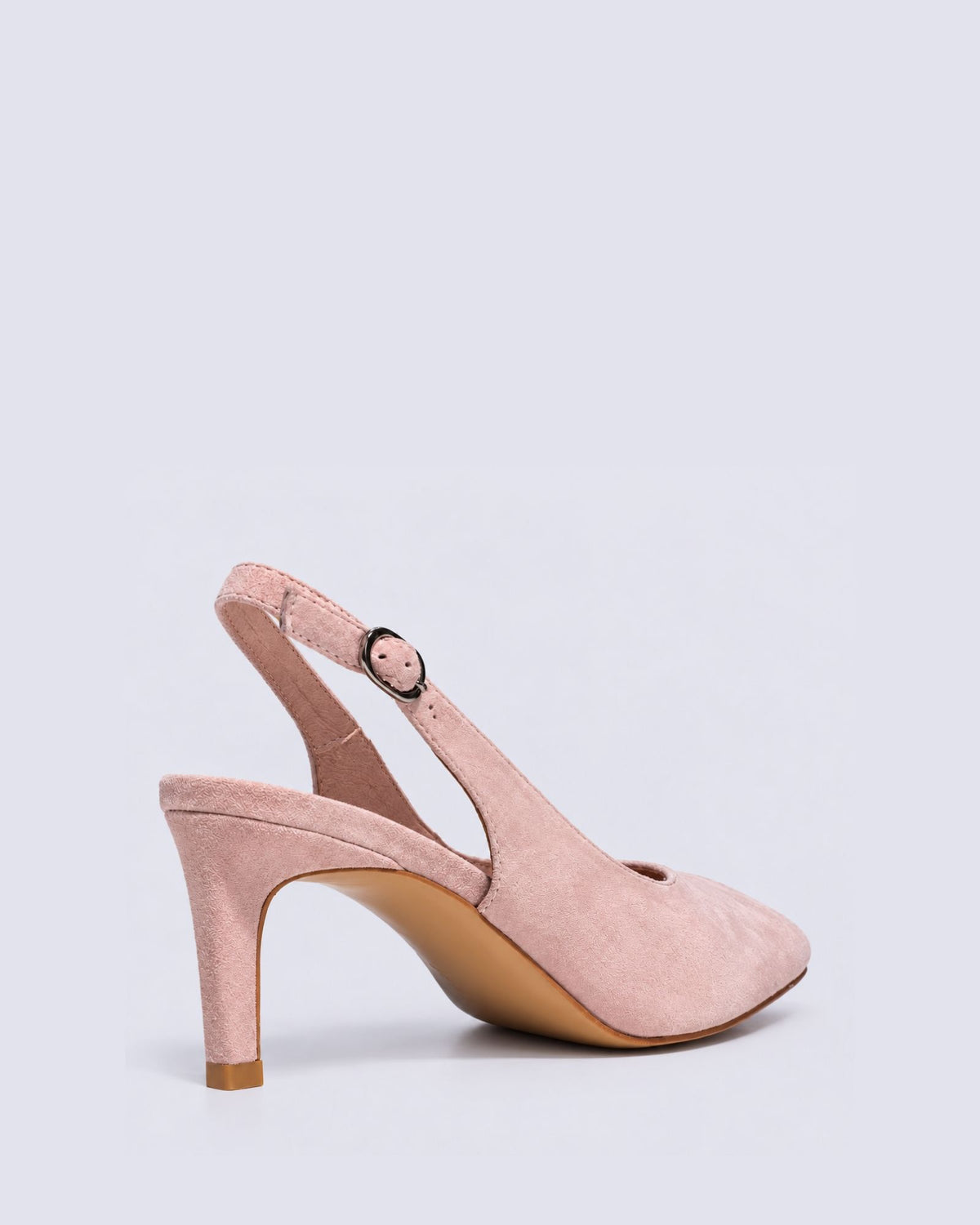 BOUQUETS HEELS PALE PINK SUEDE