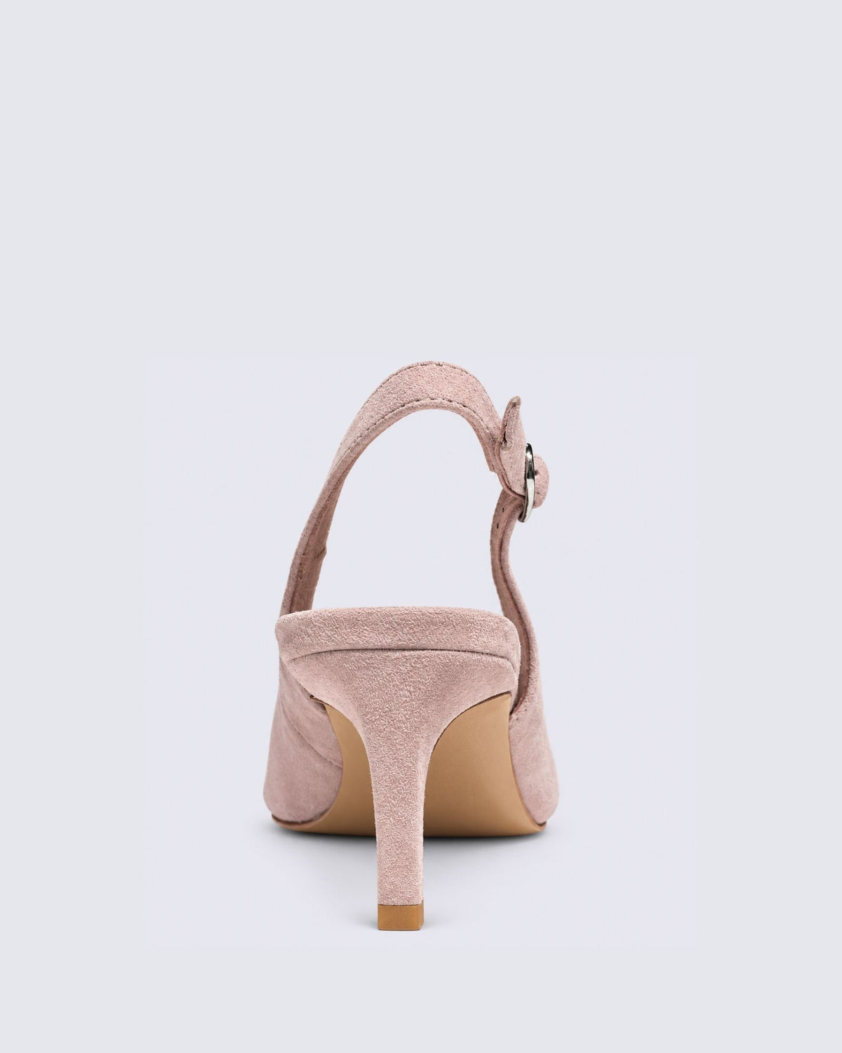 BOUQUETS HEELS PALE PINK SUEDE