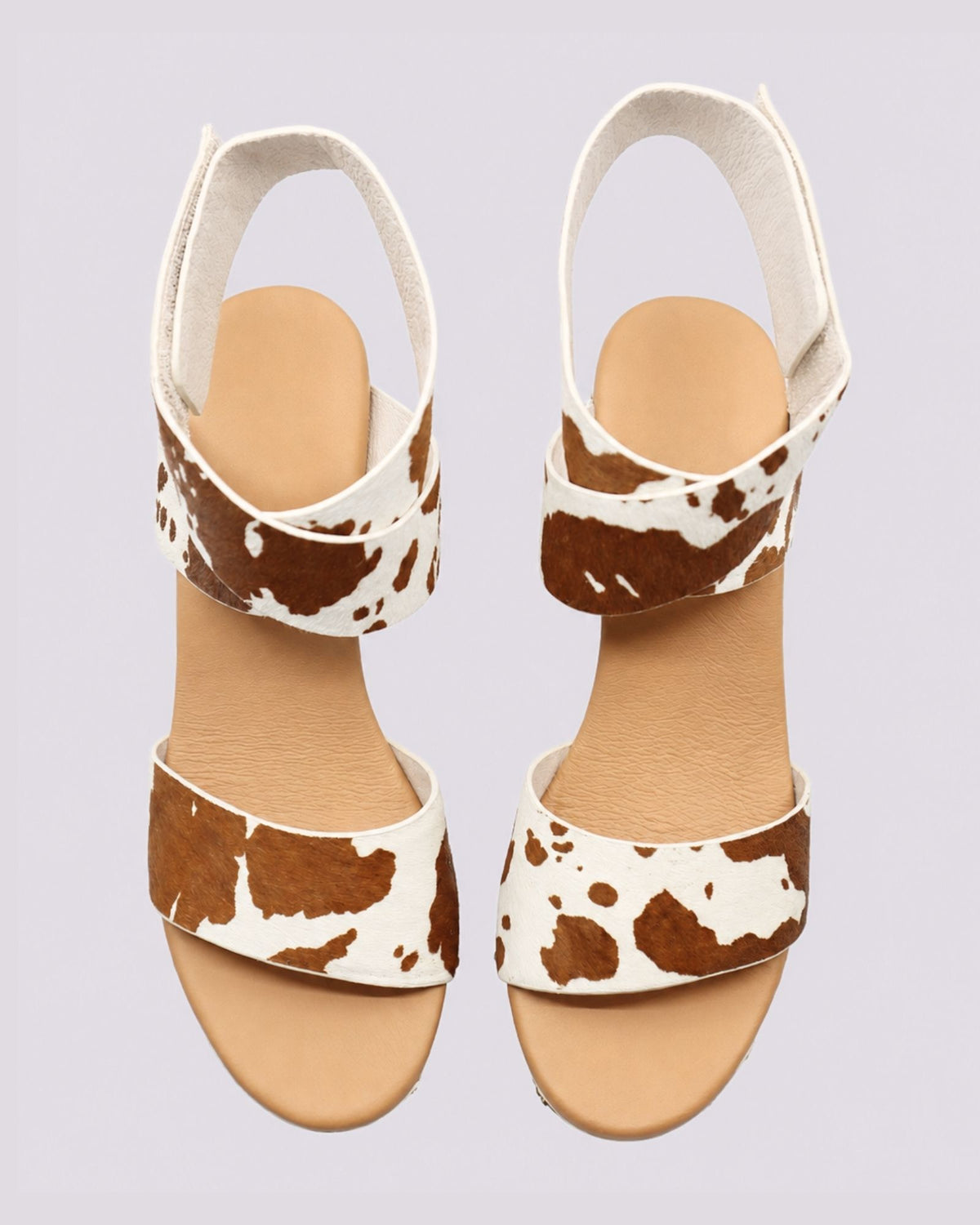 BREN WEDGE SANDALS BROWN COW