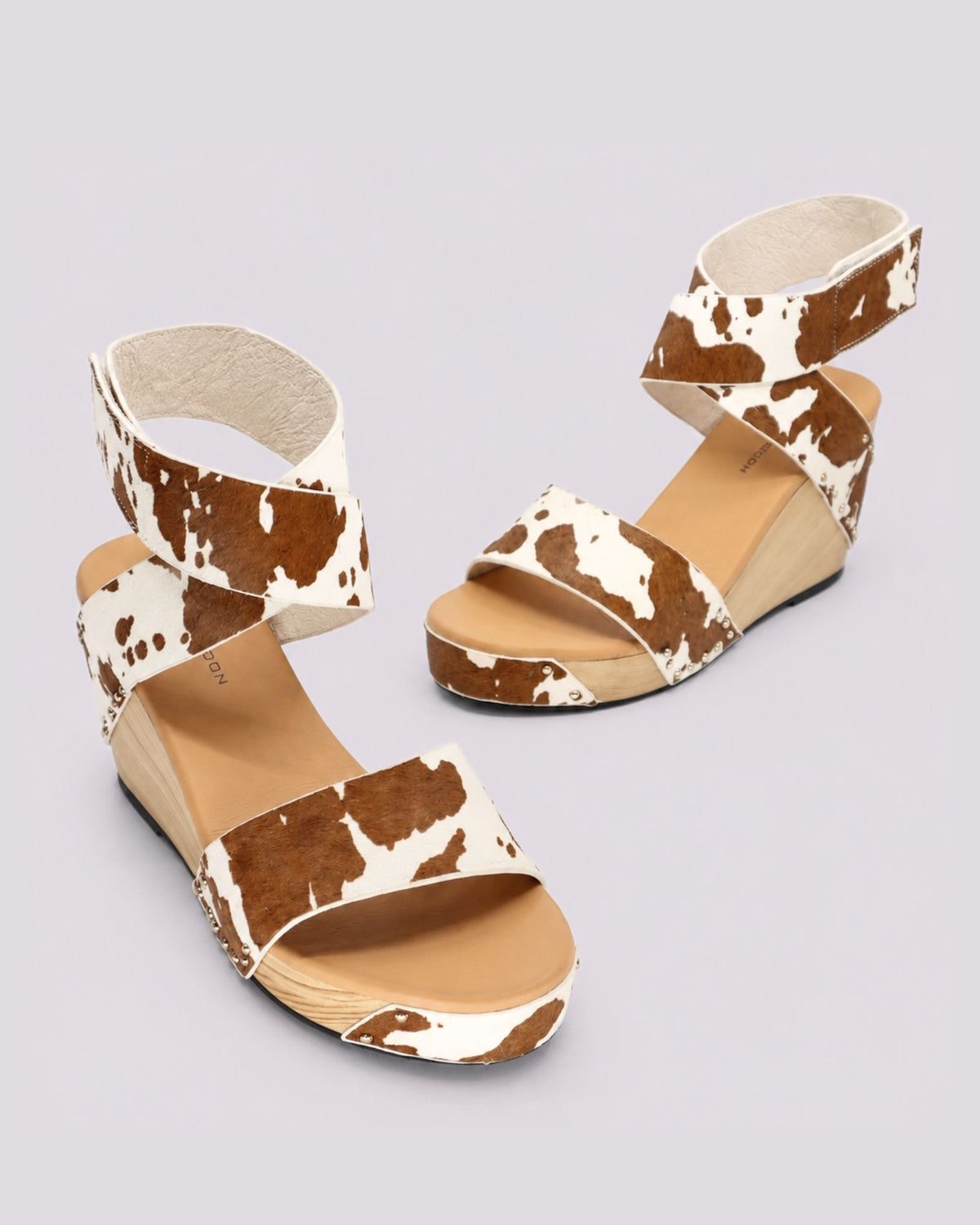BREN WEDGE SANDALS BROWN COW