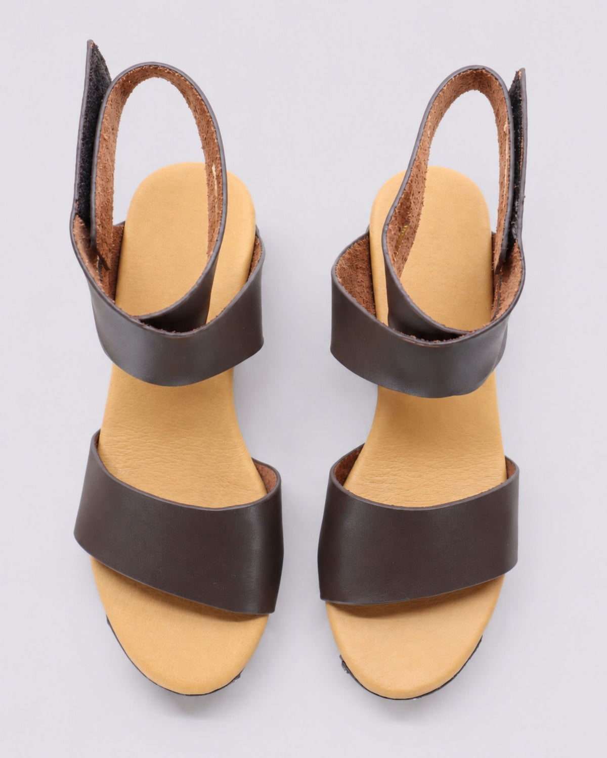 BREN WEDGE SANDALS CAFE