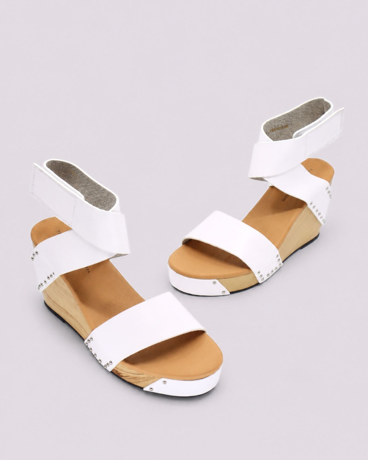 BREN WEDGE SANDALS WHITE