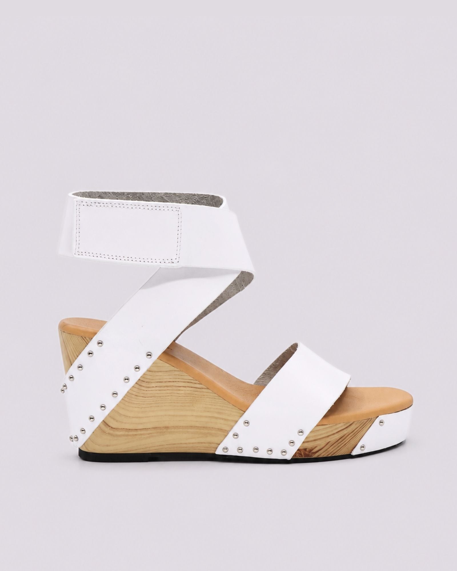BREN WEDGE SANDALS WHITE