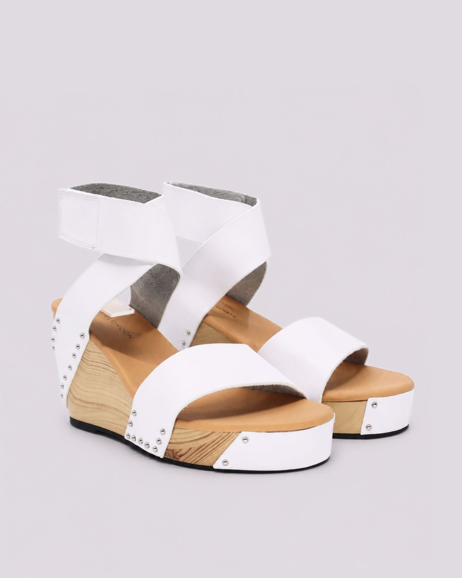 BREN WEDGE SANDALS WHITE