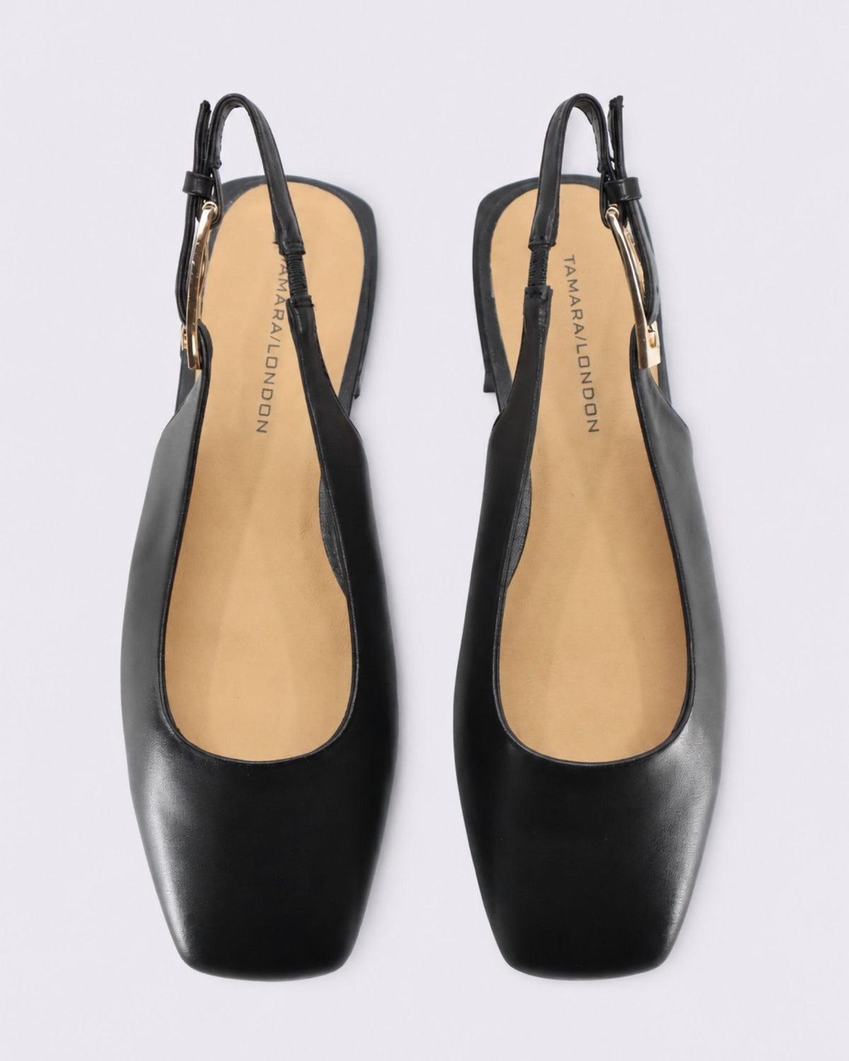 BRITNEY SLINGBACK FLATS BLACK