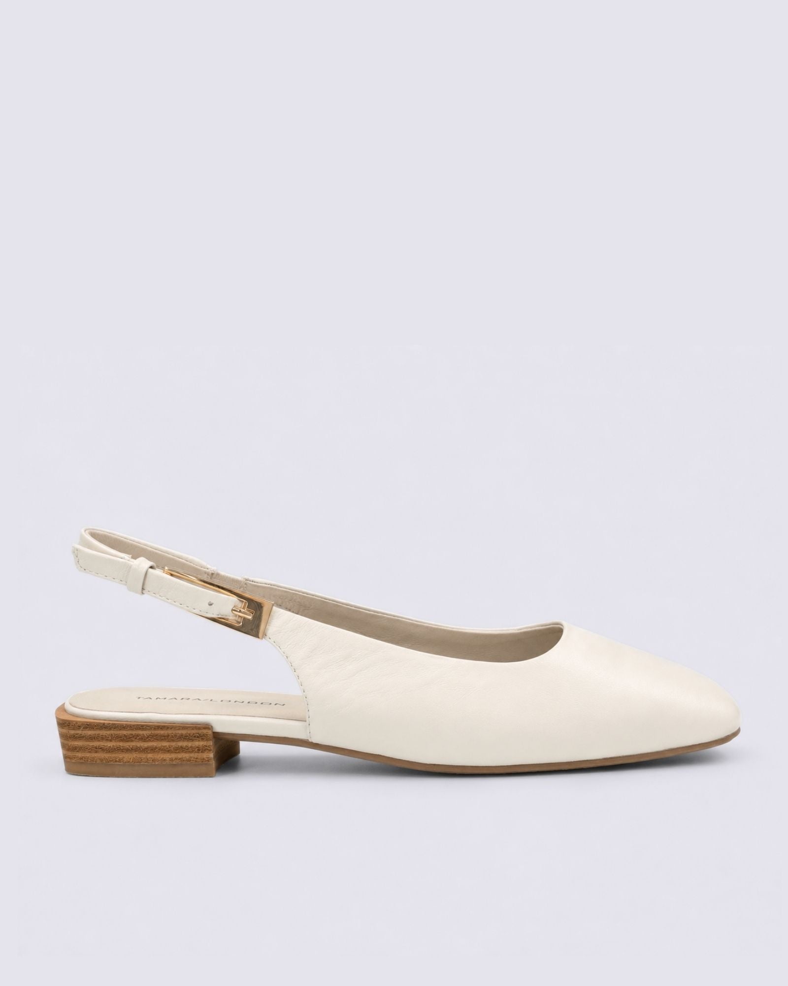 BRITNEY SLINGBACK FLATS BONE