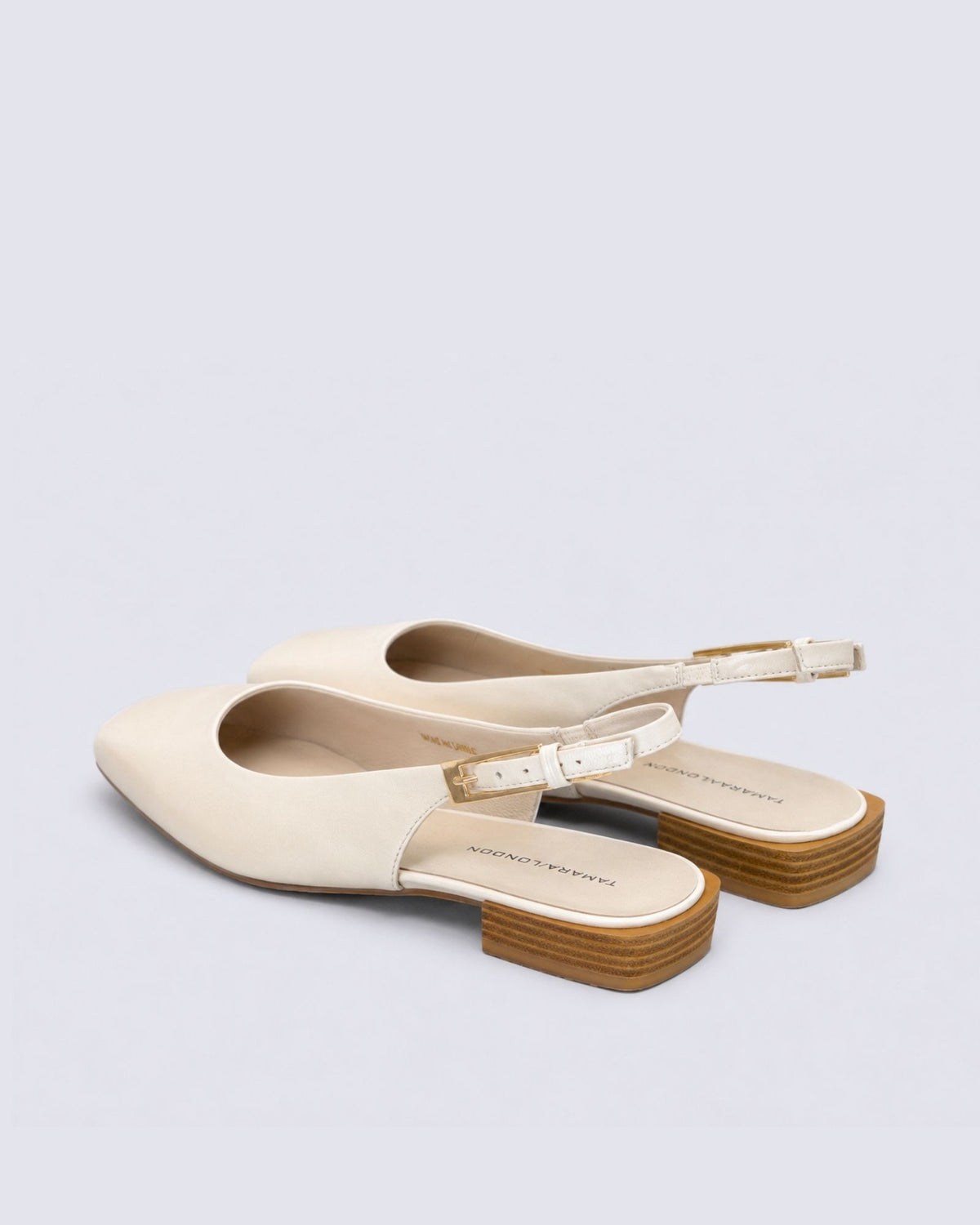 BRITNEY SLINGBACK FLATS BONE