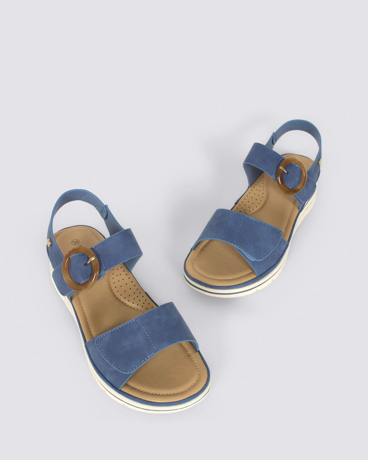 YARRA WEDGE SANDALS DENIM