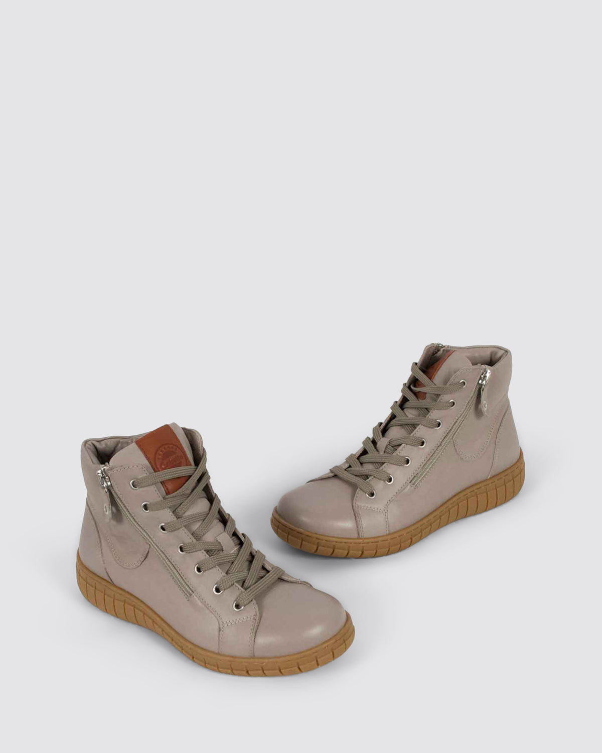 REAGAN HIGH TOP SNEAKERS DARK STONE