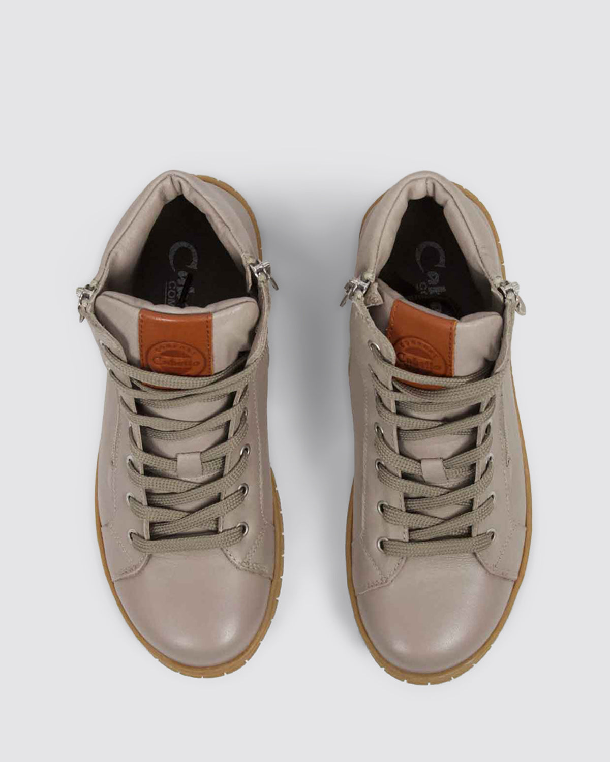 REAGAN HIGH TOP SNEAKERS DARK STONE