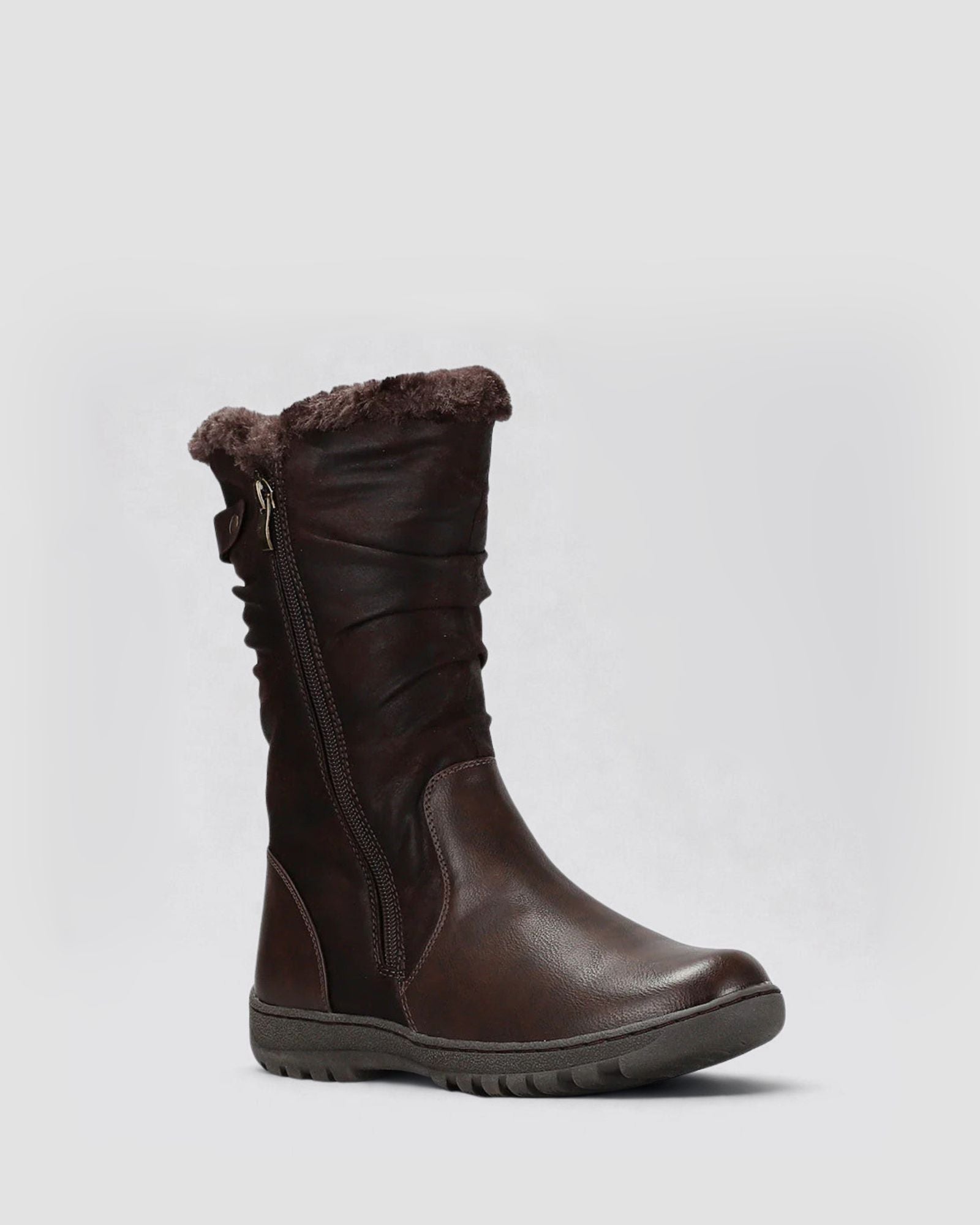 GOOSE TALL BOOTS CHOCOLATE