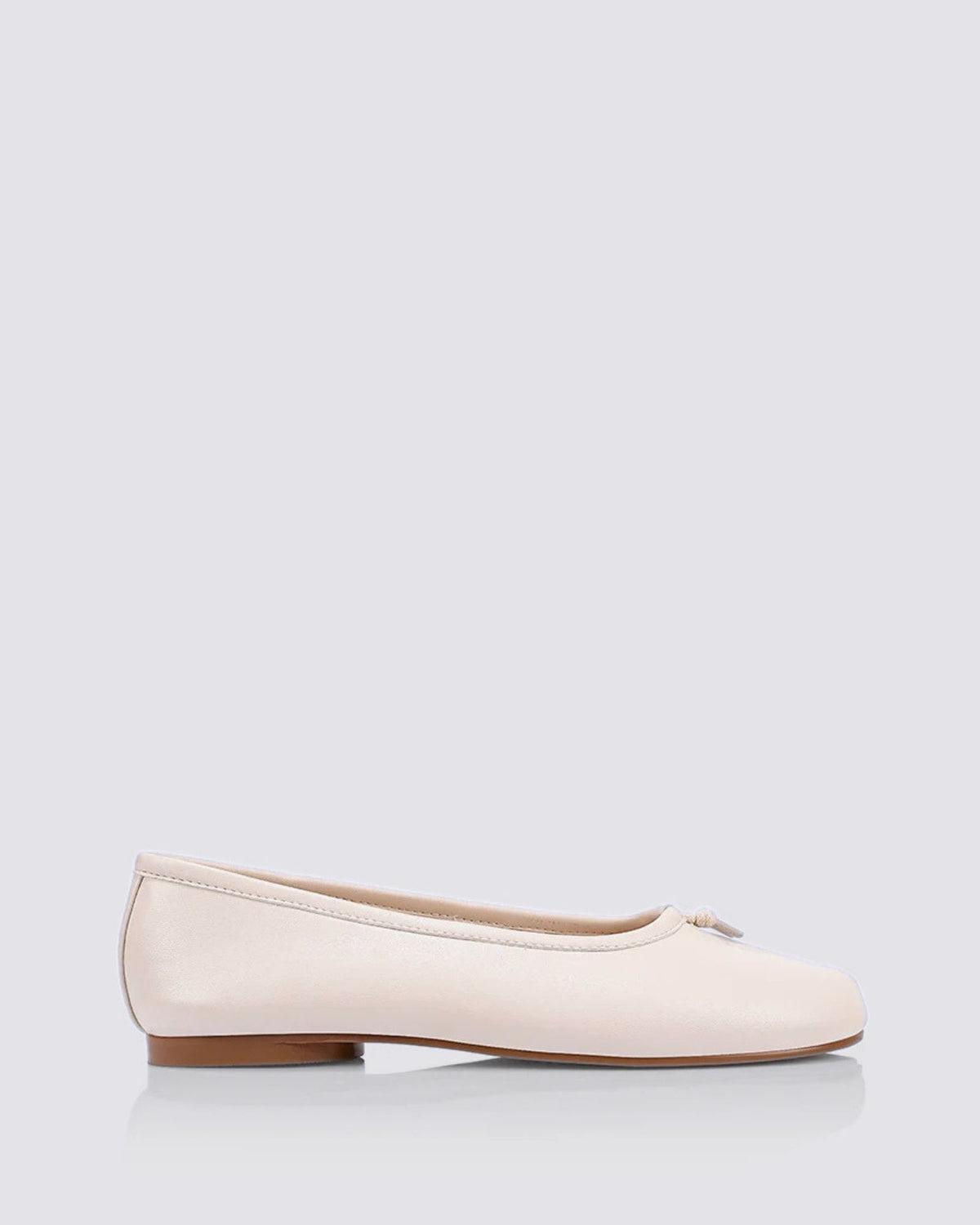 CHARLIE BALLET FLATS BONE WHITE