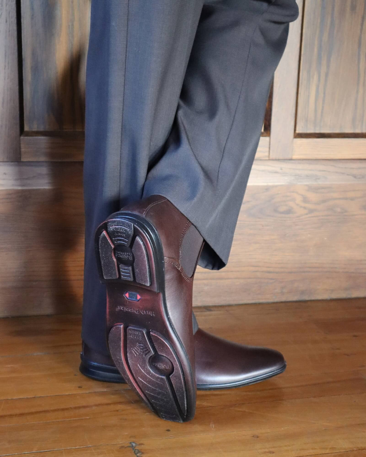 CHELSEA BOOTS MAHOGANY LEATHER