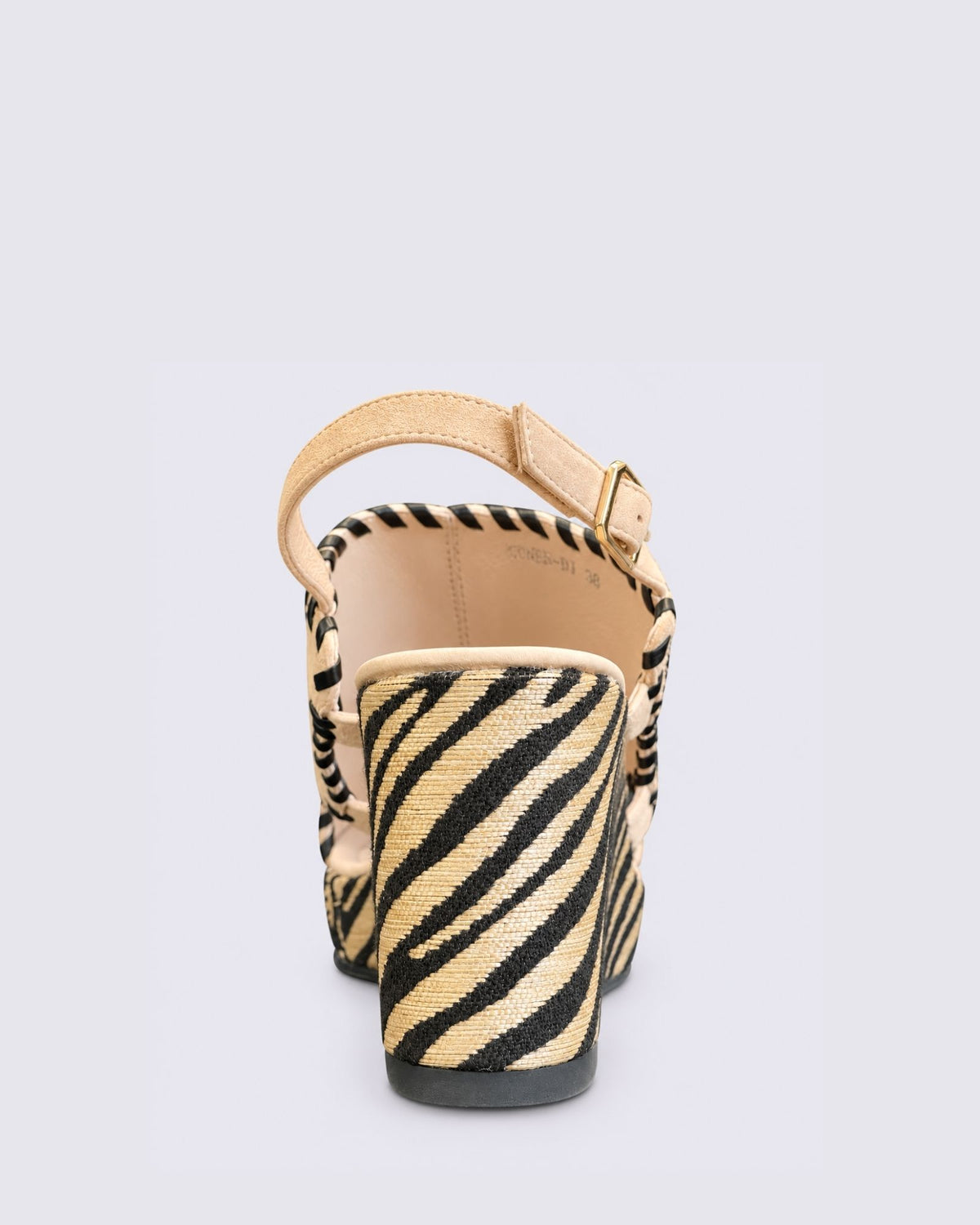 CONEE WEDGE SANDAL SANDY/ZEBRA MULTI