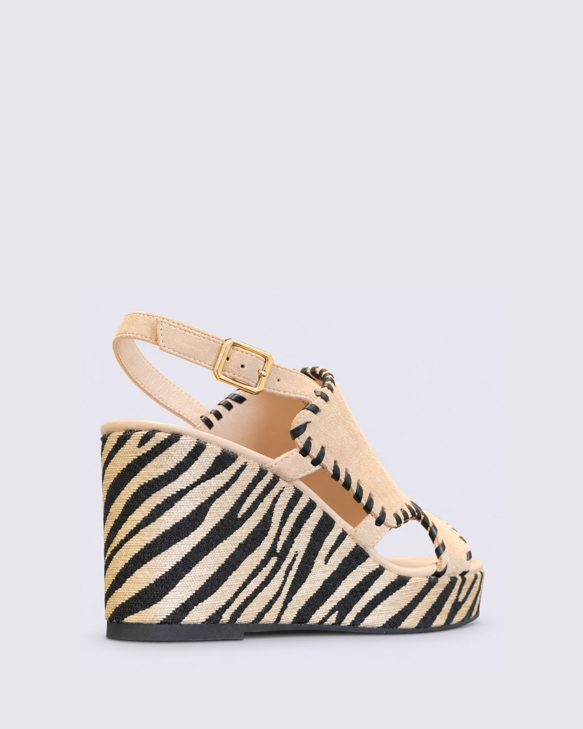 CONEE WEDGE SANDAL SANDY/ZEBRA MULTI