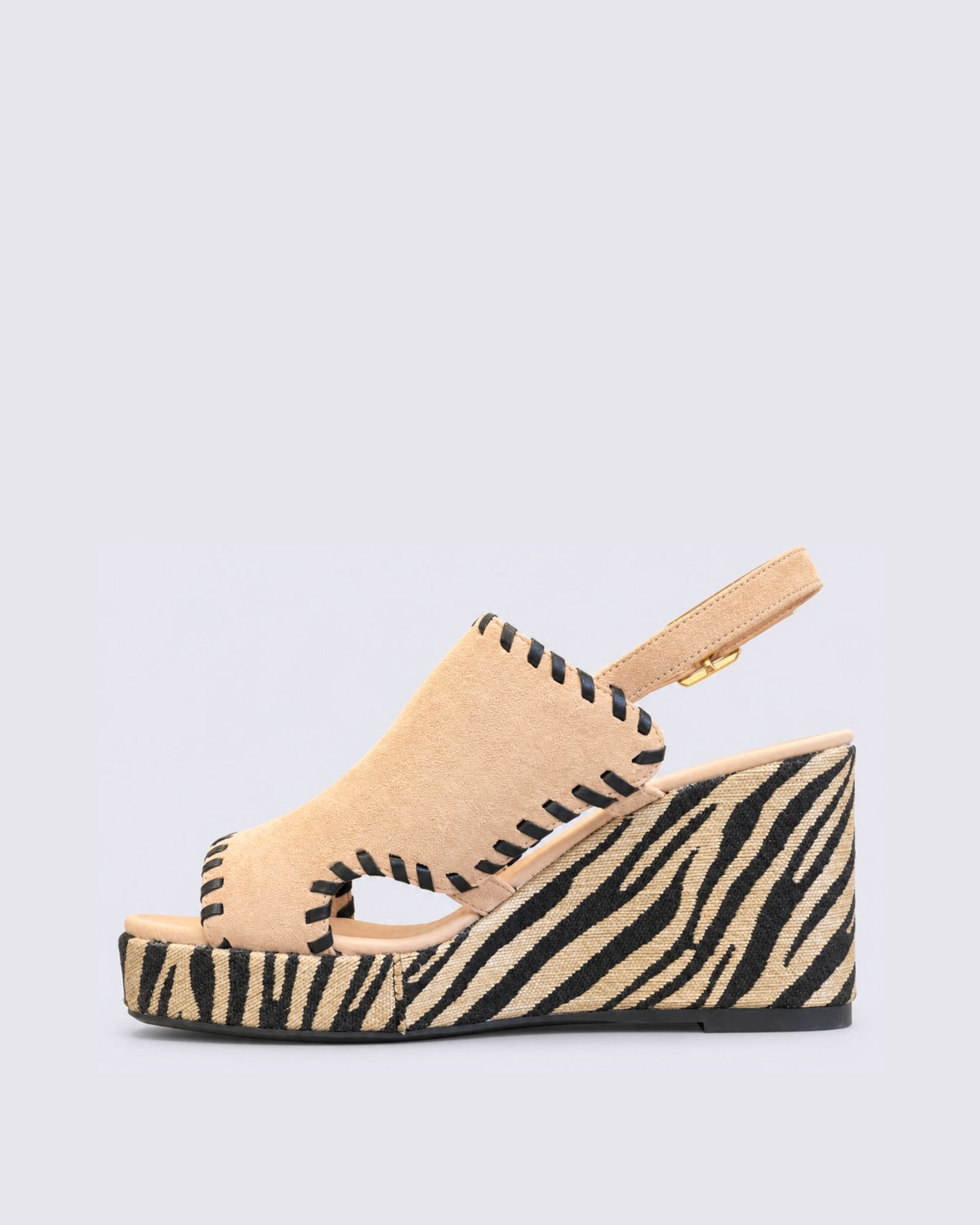 CONEE WEDGE SANDAL SANDY/ZEBRA MULTI