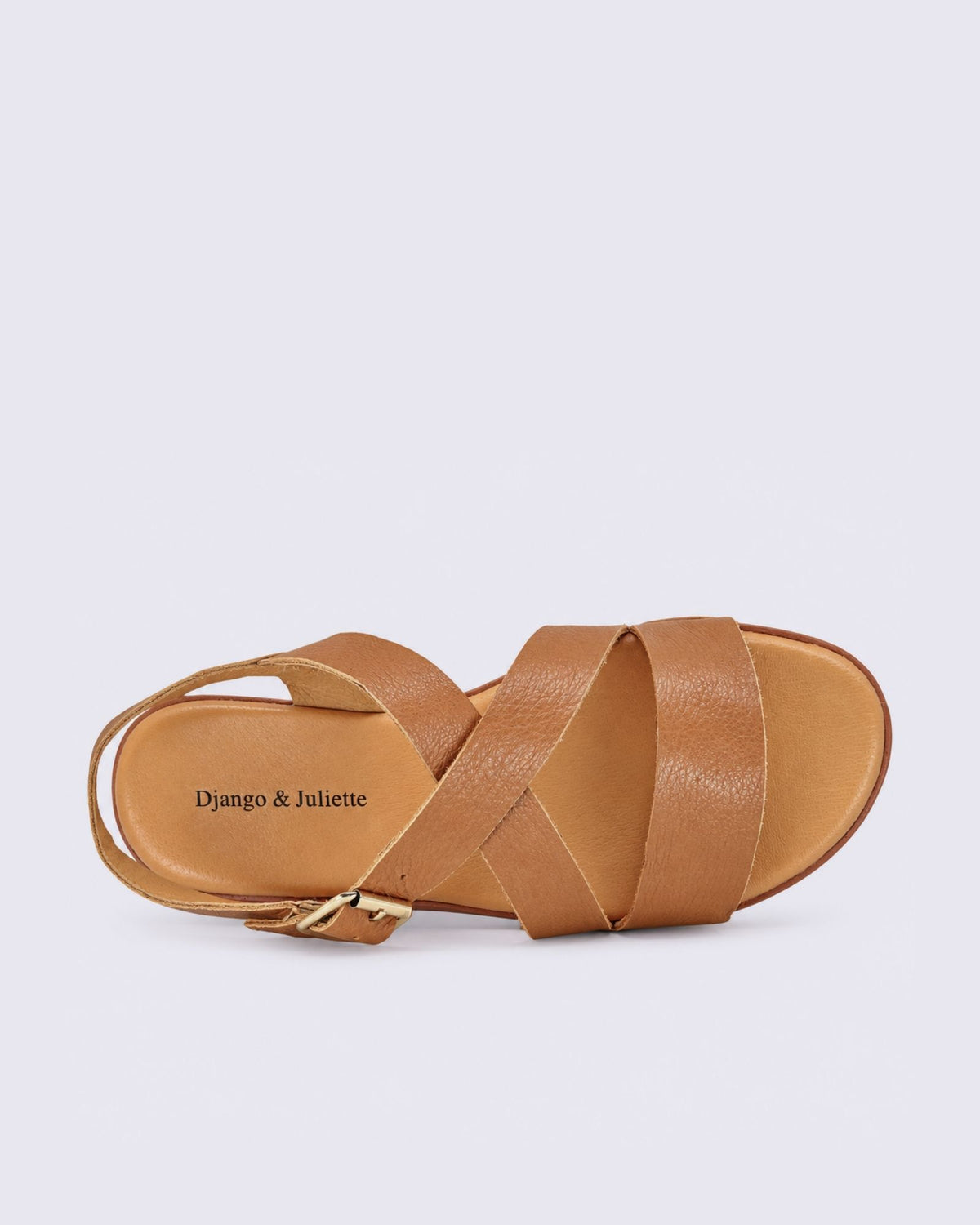CRIVER SANDALS DARK TAN
