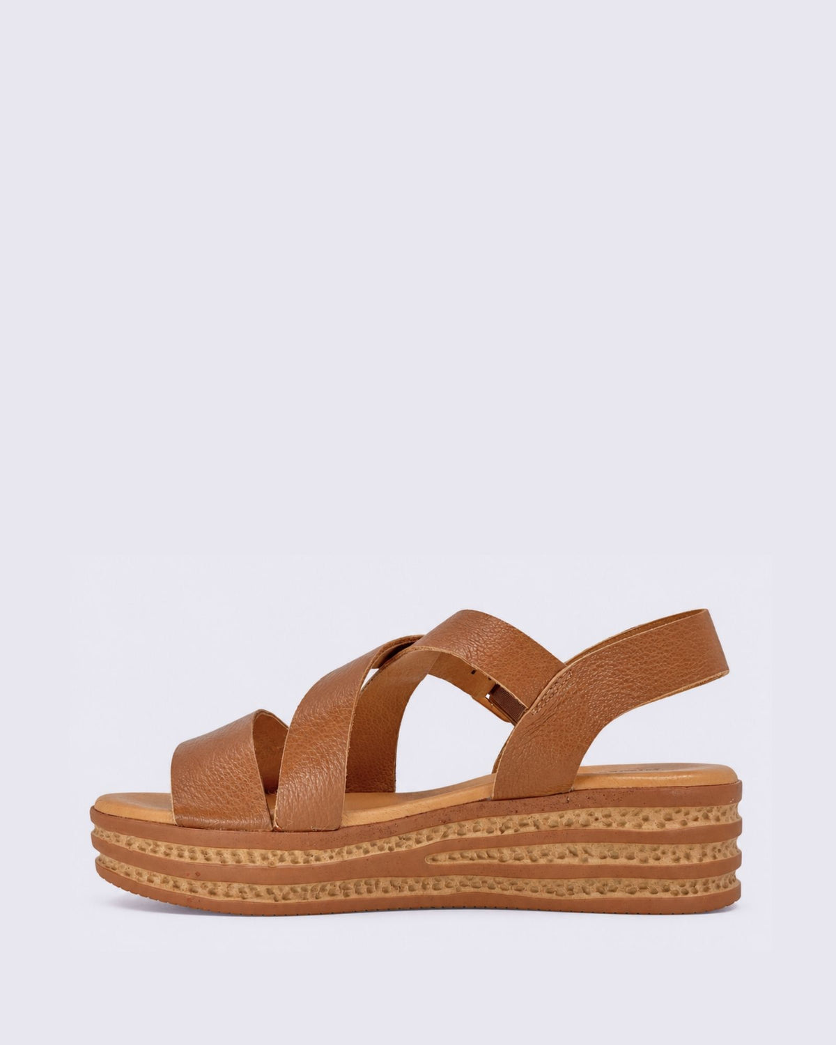 CRIVER SANDALS DARK TAN
