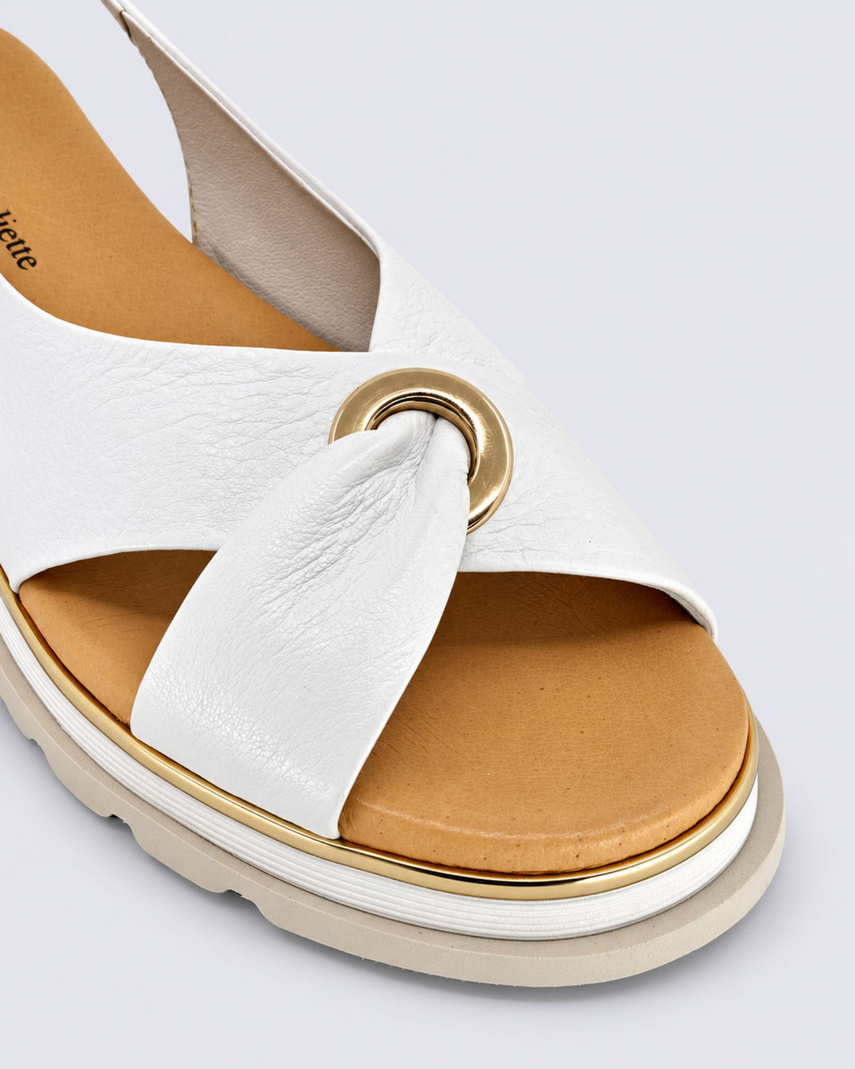 CRYSTIN SANDALS WHITE