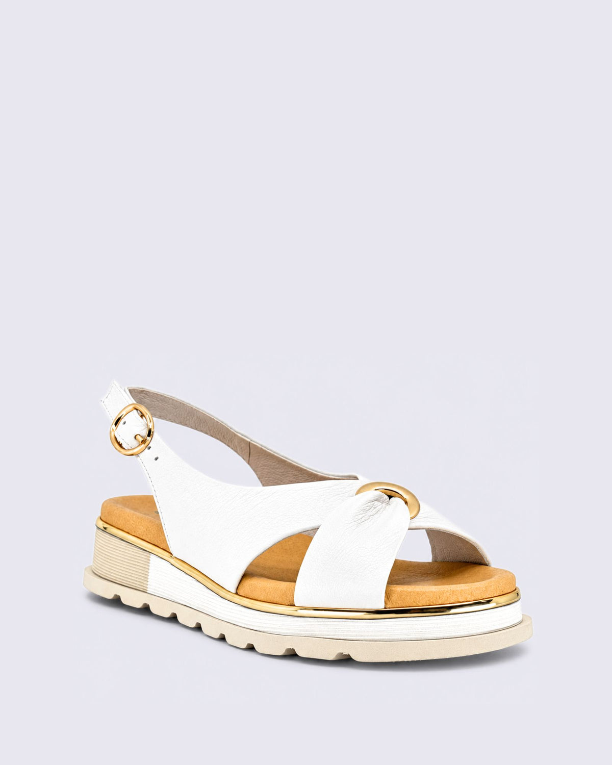 CRYSTIN SANDALS WHITE