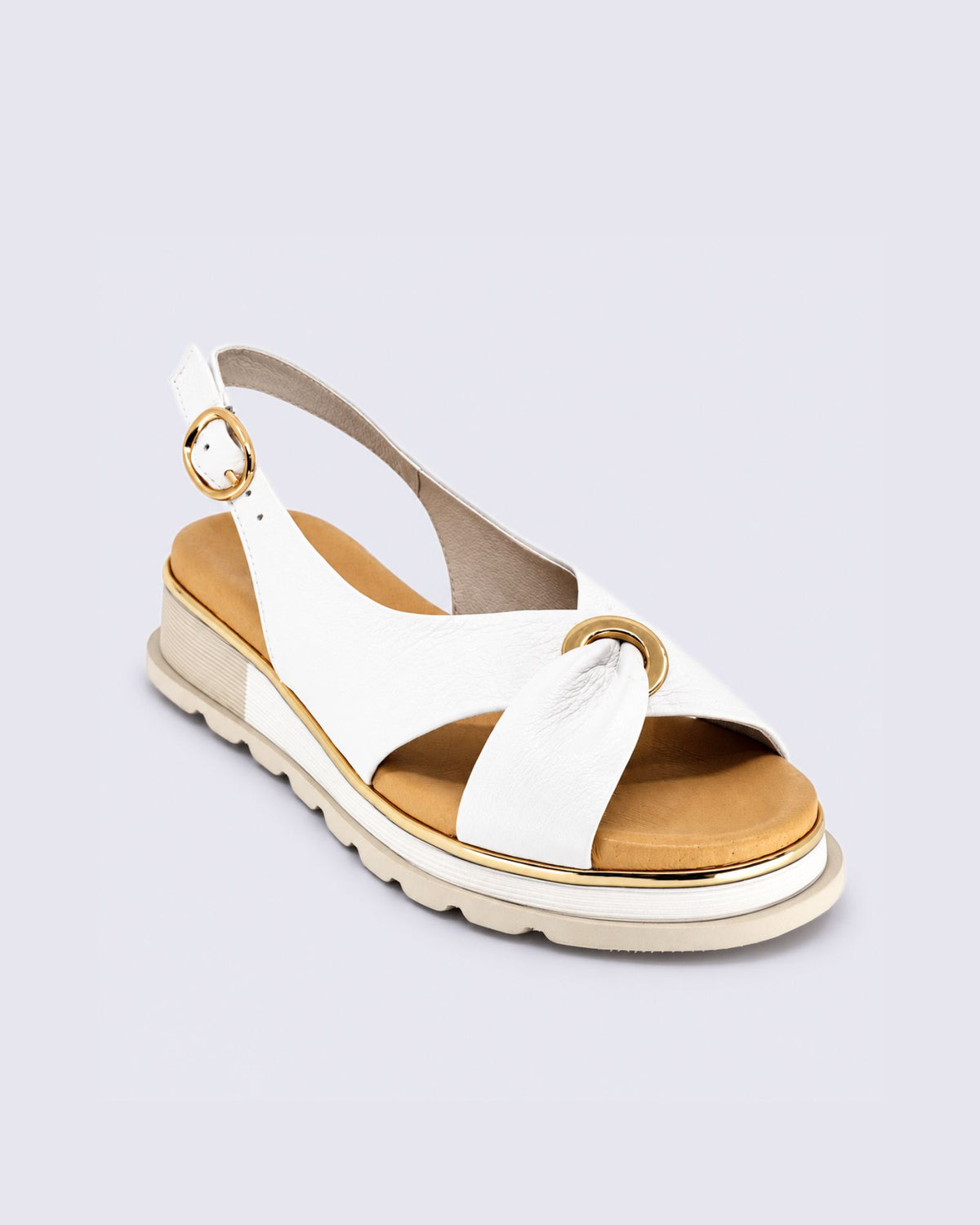 CRYSTIN SANDALS WHITE