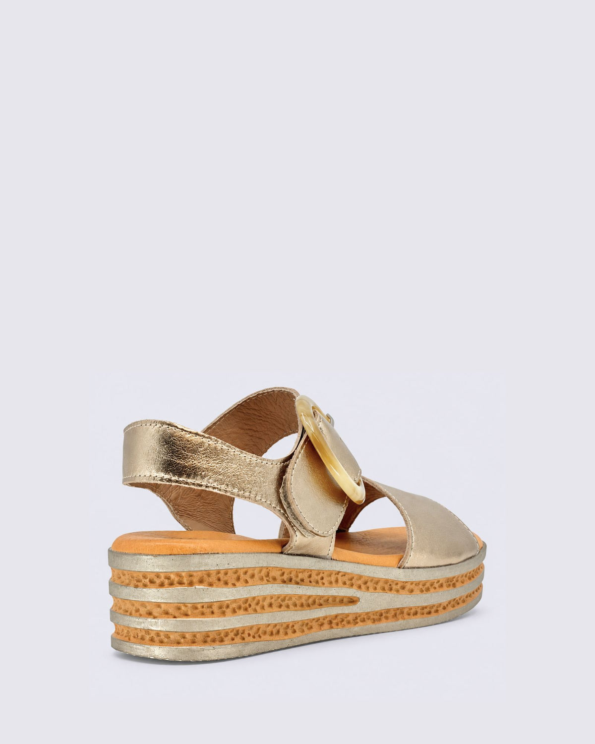 CUBBIE PLATFORM SANDALS CHAMPAGNE