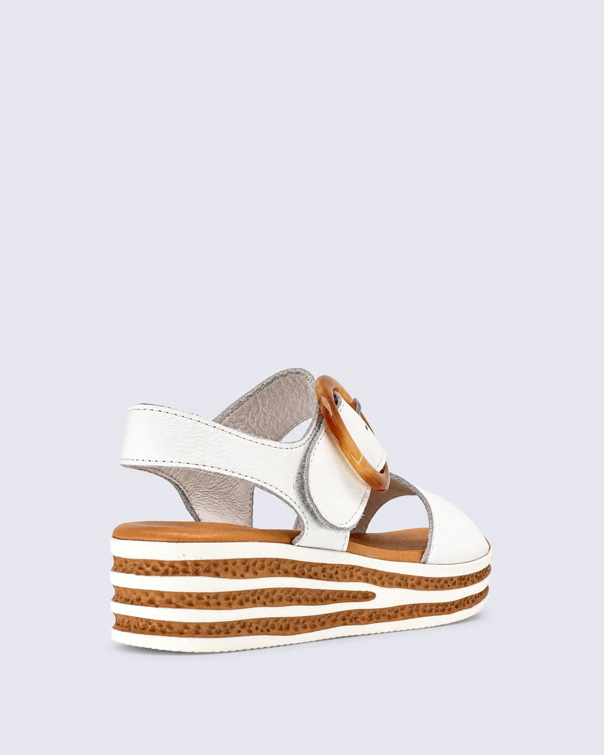 CUBBIE PLATFORM SANDALS WHITE