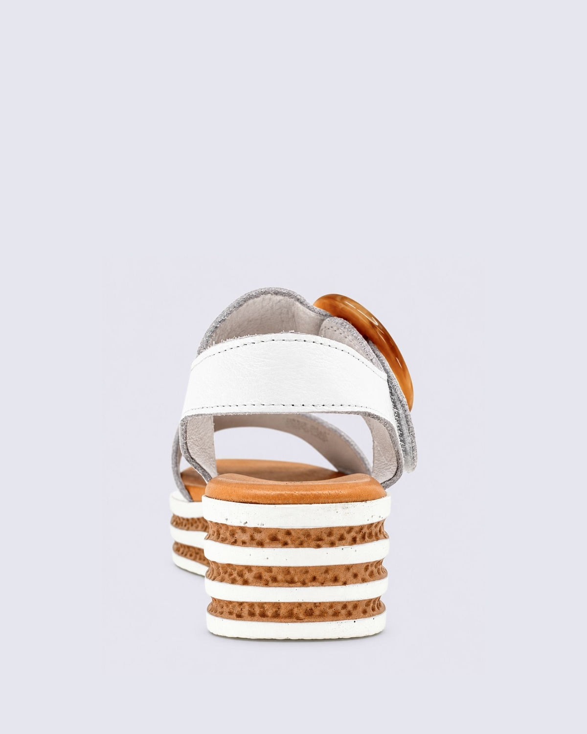CUBBIE PLATFORM SANDALS WHITE