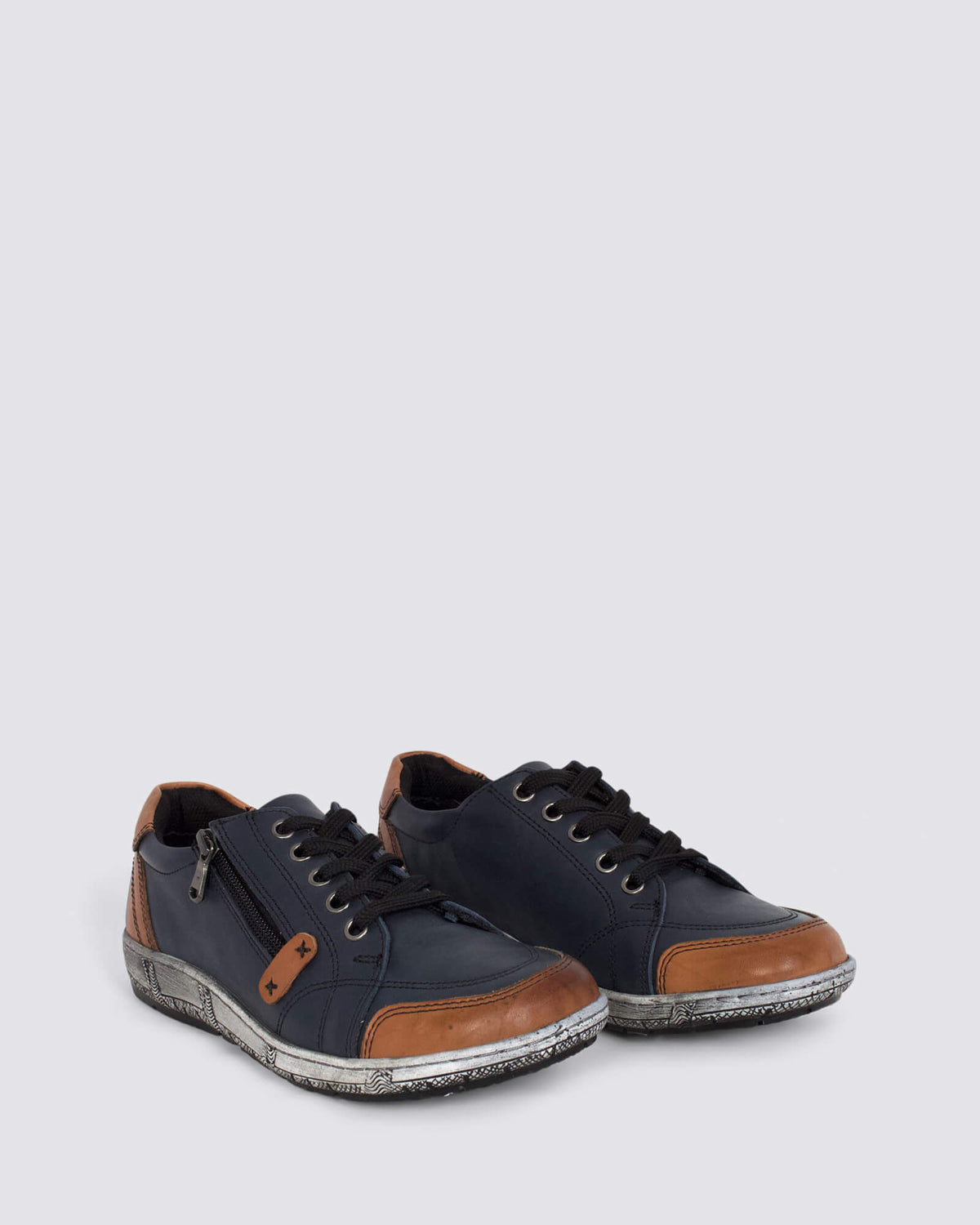 CP656-50 SNEAKERS NAVY LEATHER