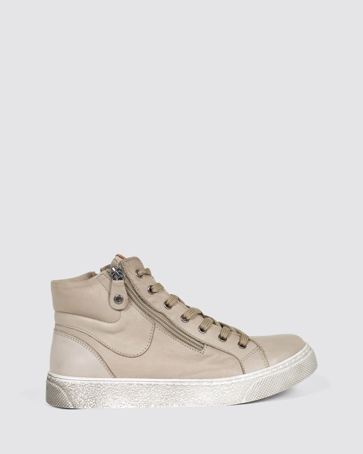 UKELELE SNEAKERS DARK STONE LEATHER