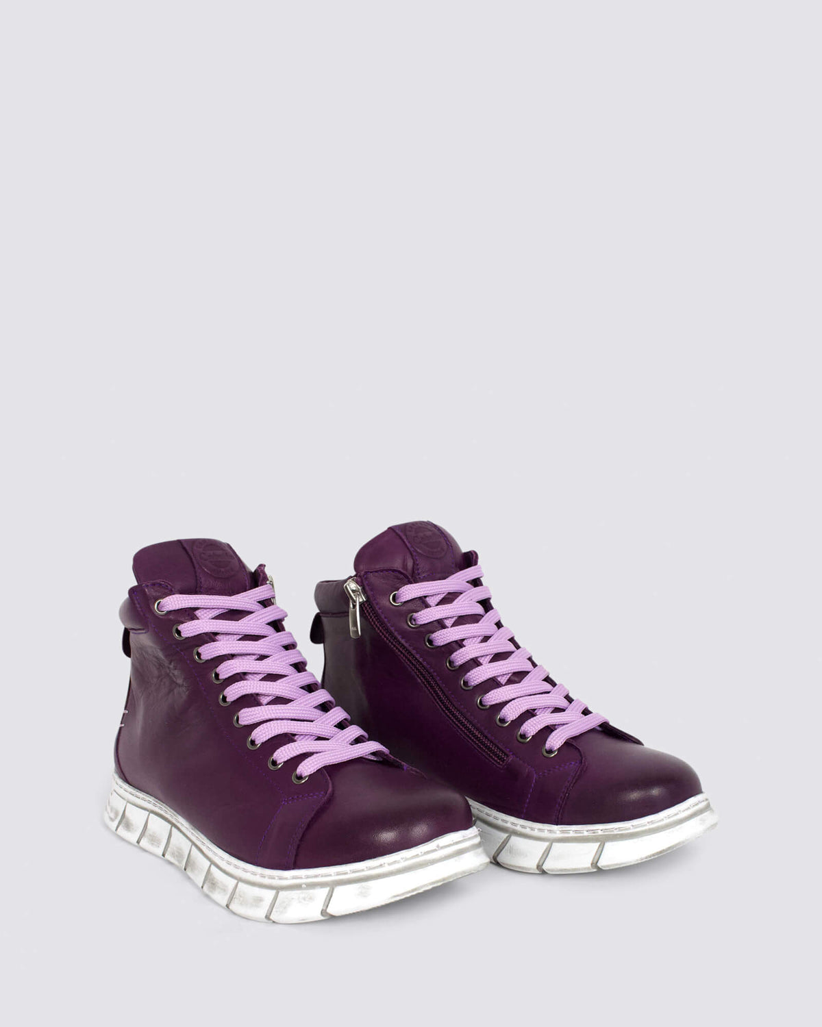 UKI SNEAKERS PURPLE LEATHER