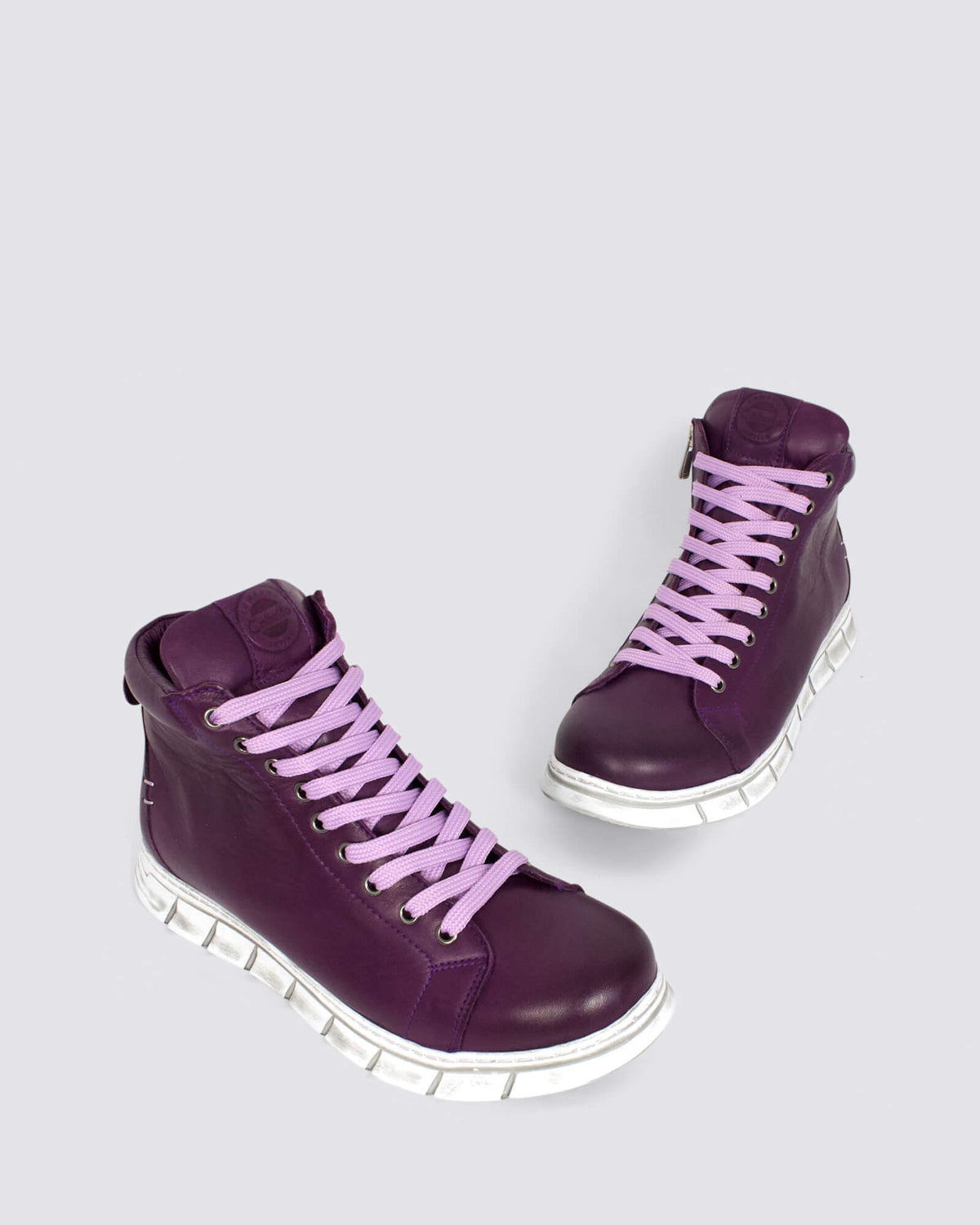 UKI SNEAKERS PURPLE LEATHER
