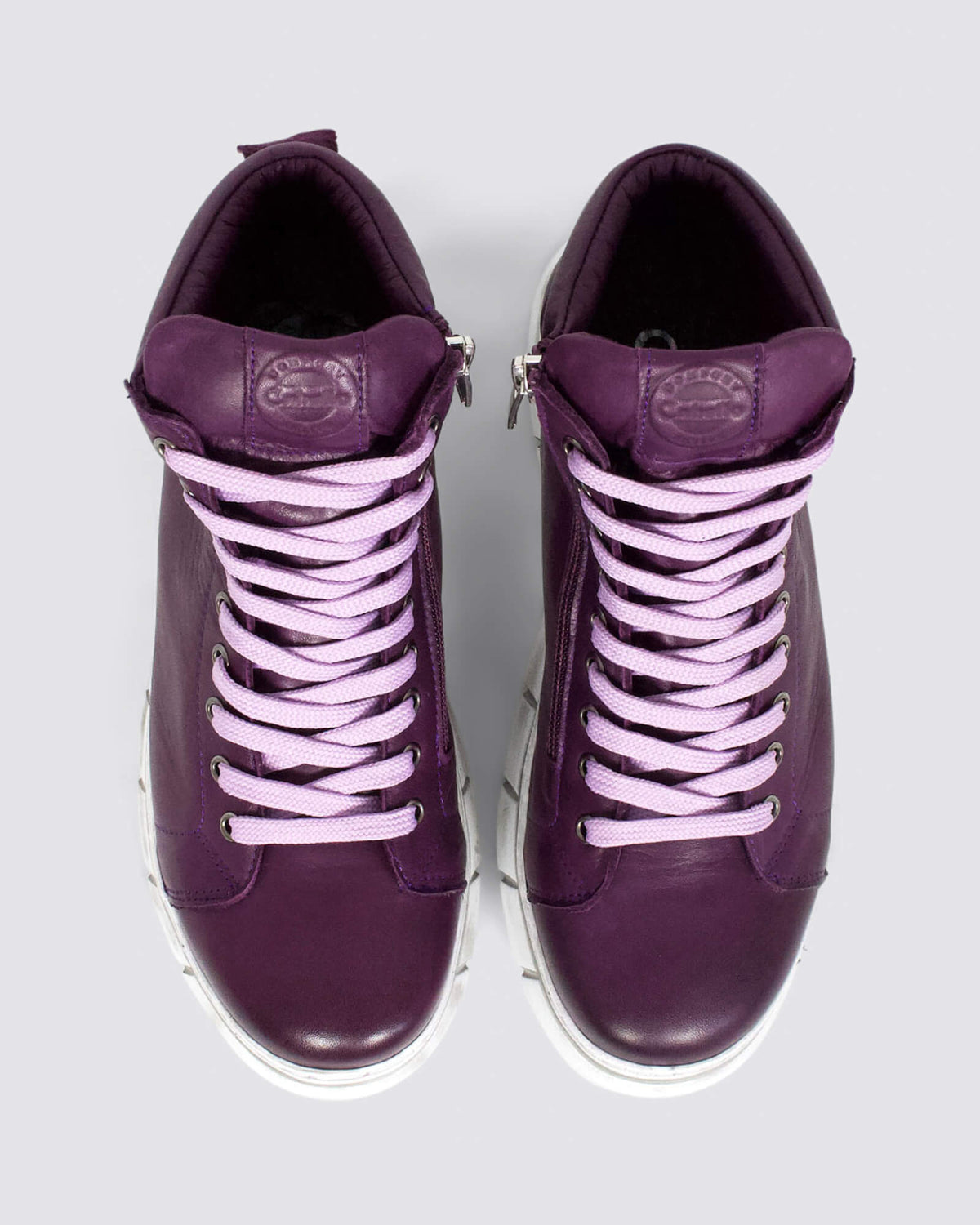 UKI SNEAKERS PURPLE LEATHER