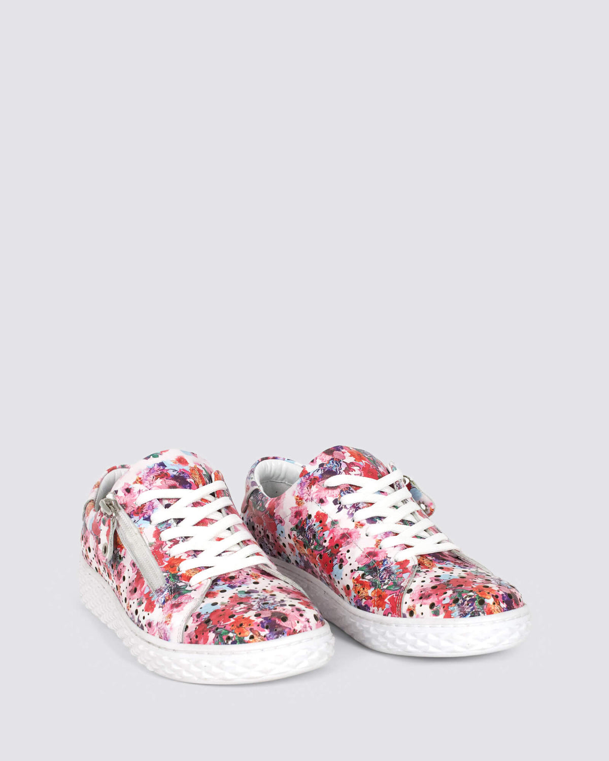 UPTOWN SNEAKERS WHITE FLORAL