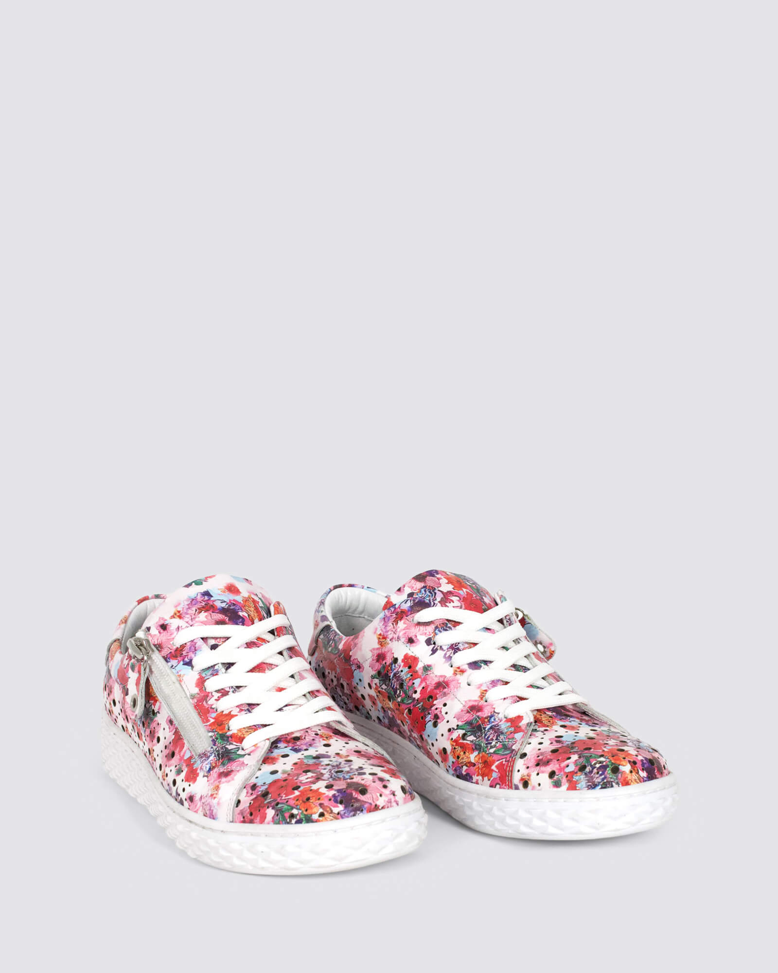 UPTOWN SNEAKERS WHITE FLORAL