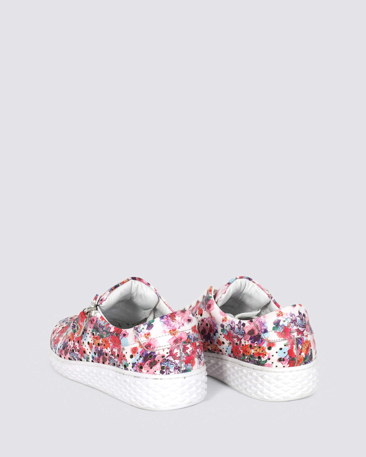UPTOWN SNEAKERS WHITE FLORAL