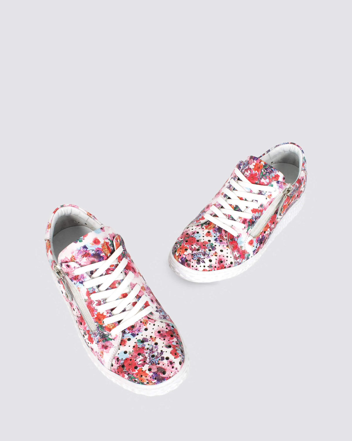 UPTOWN SNEAKERS WHITE FLORAL