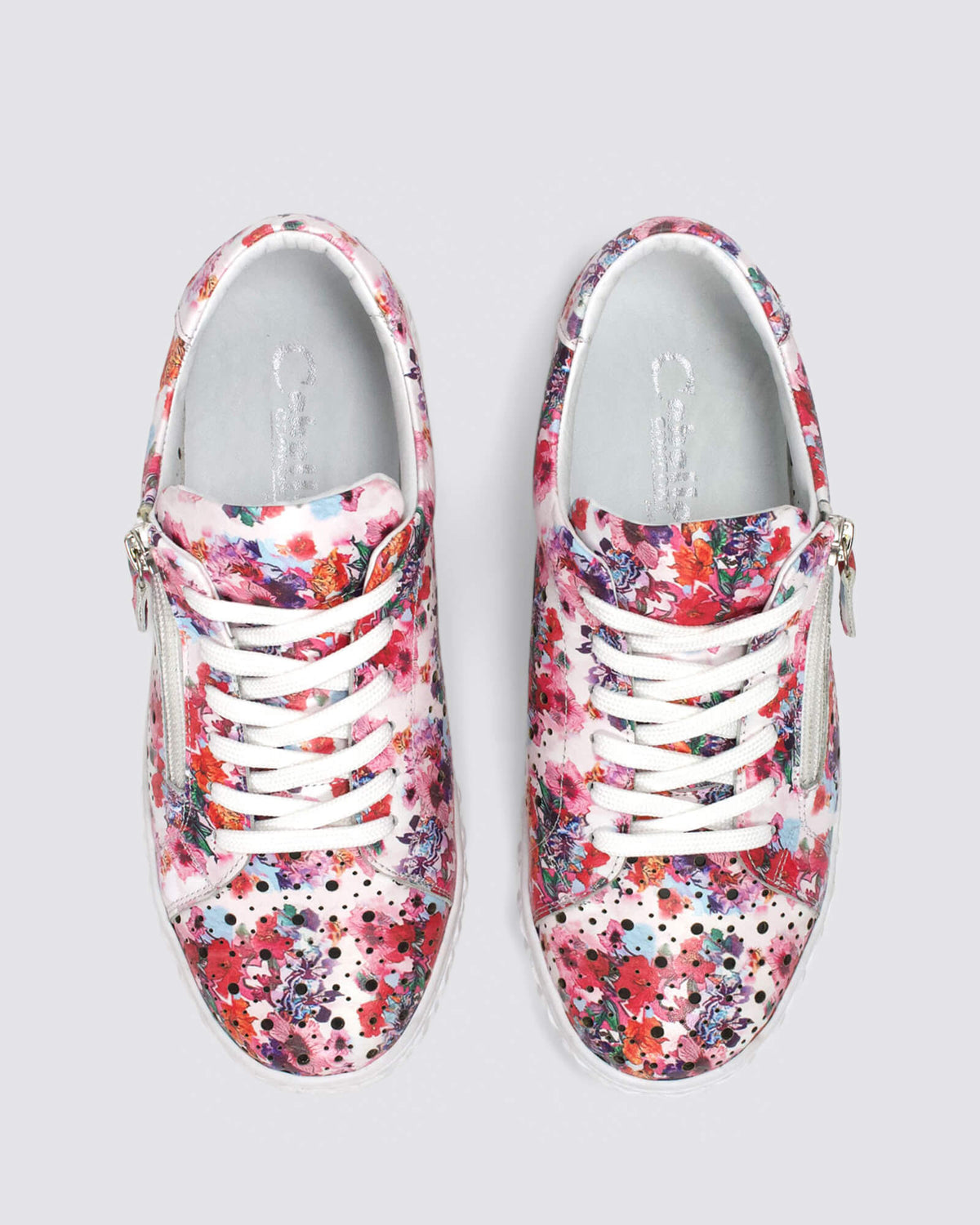 UPTOWN SNEAKERS WHITE FLORAL