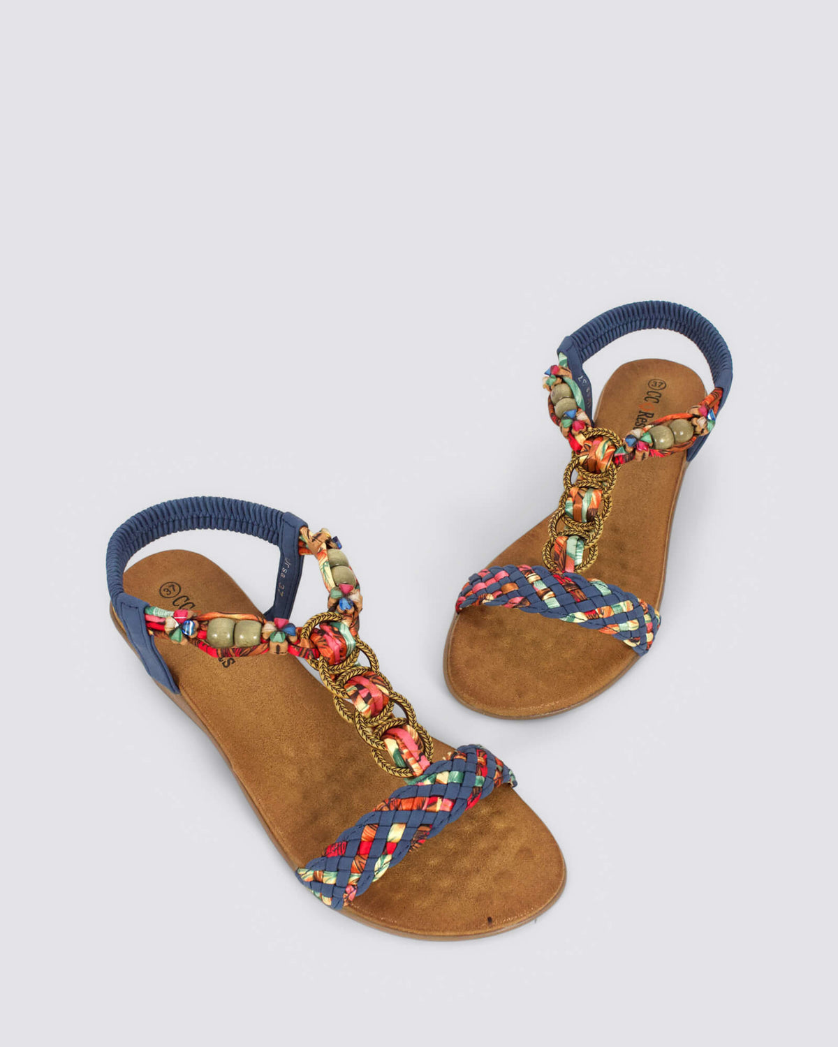 URSA WEDGE SANDALS DENIM