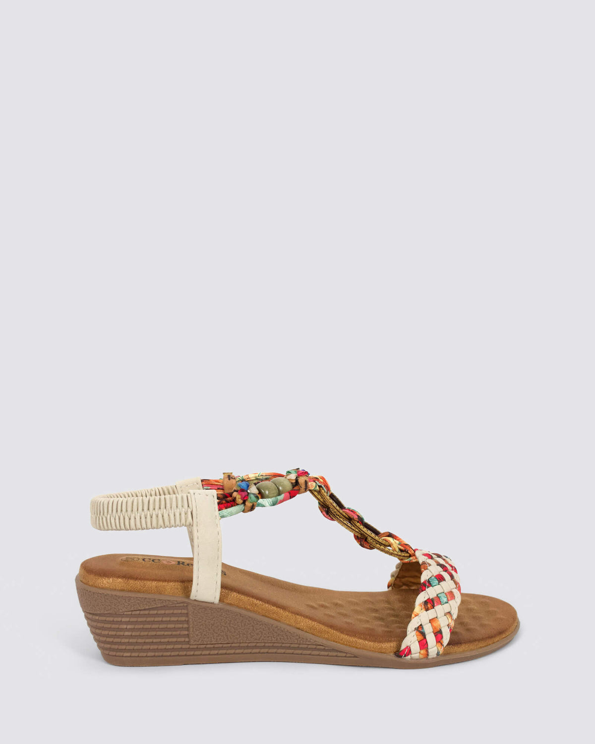 URSA WEDGE SANDALS TAUPE