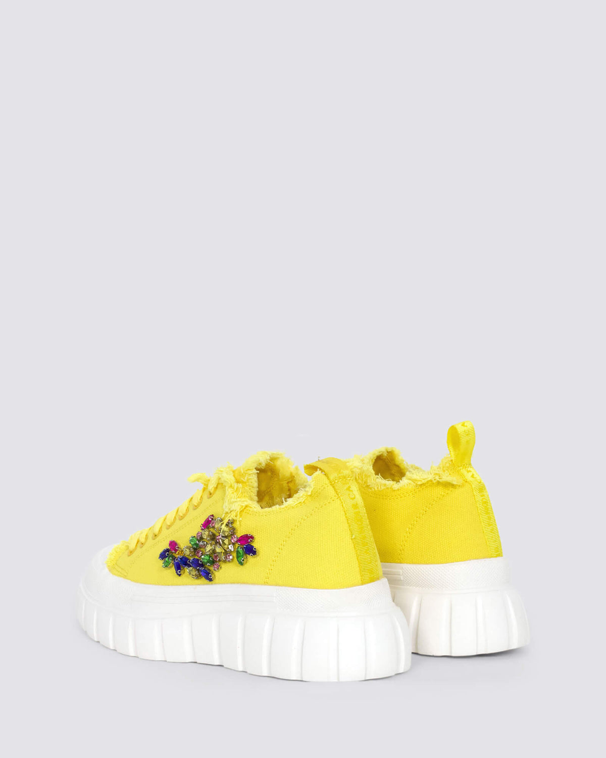 DG9002 PLATFORM SNEAKERS GIALLO