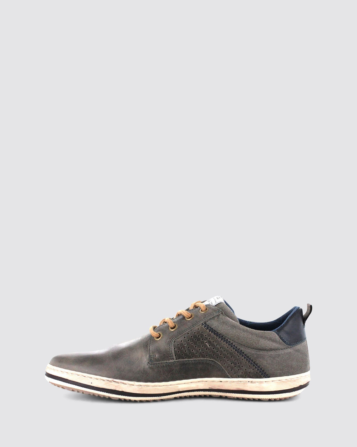 CHARGER SNEAKERS DARK GREY LEATHER