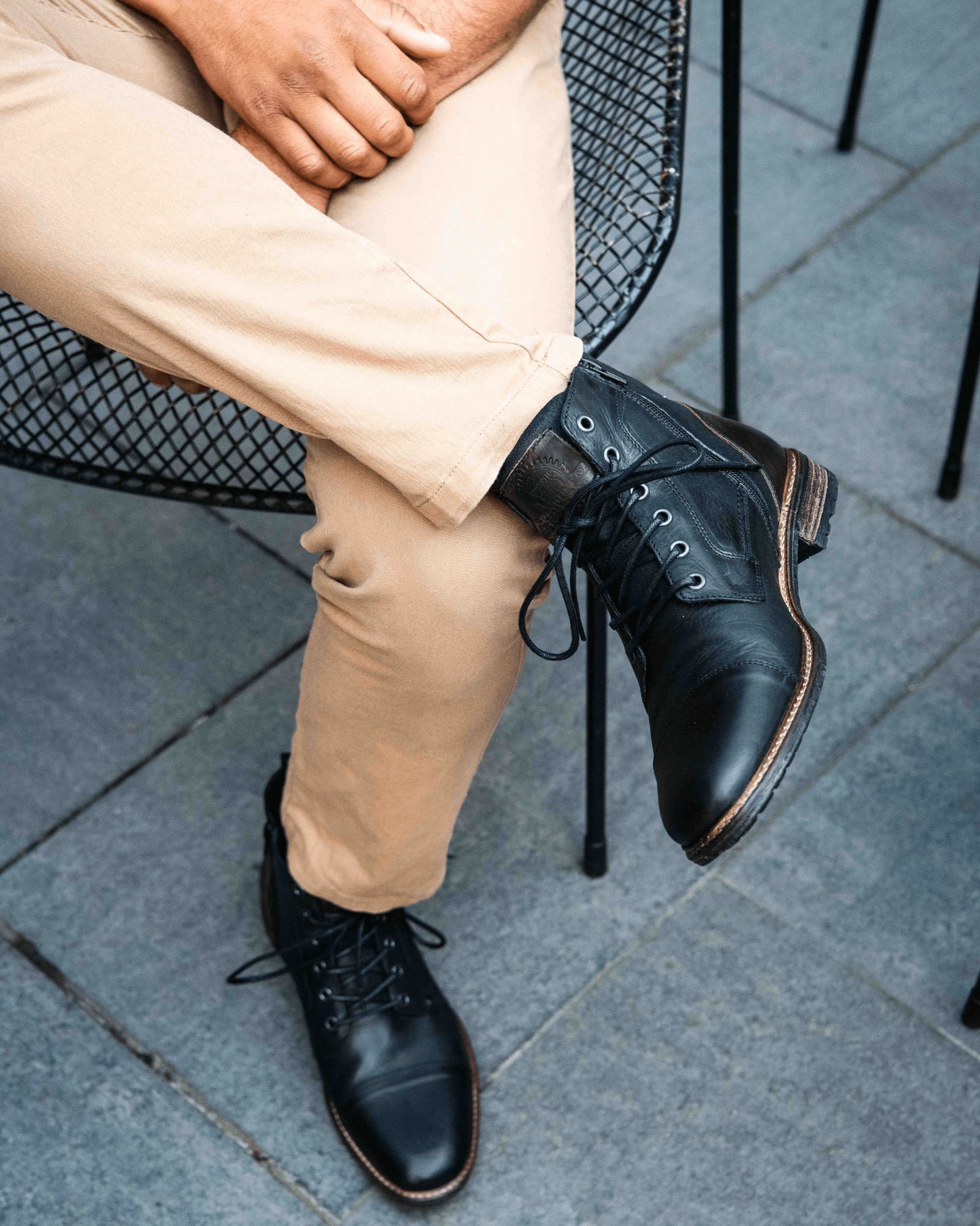 CLIFTON BOOTS BLACK LEATHER