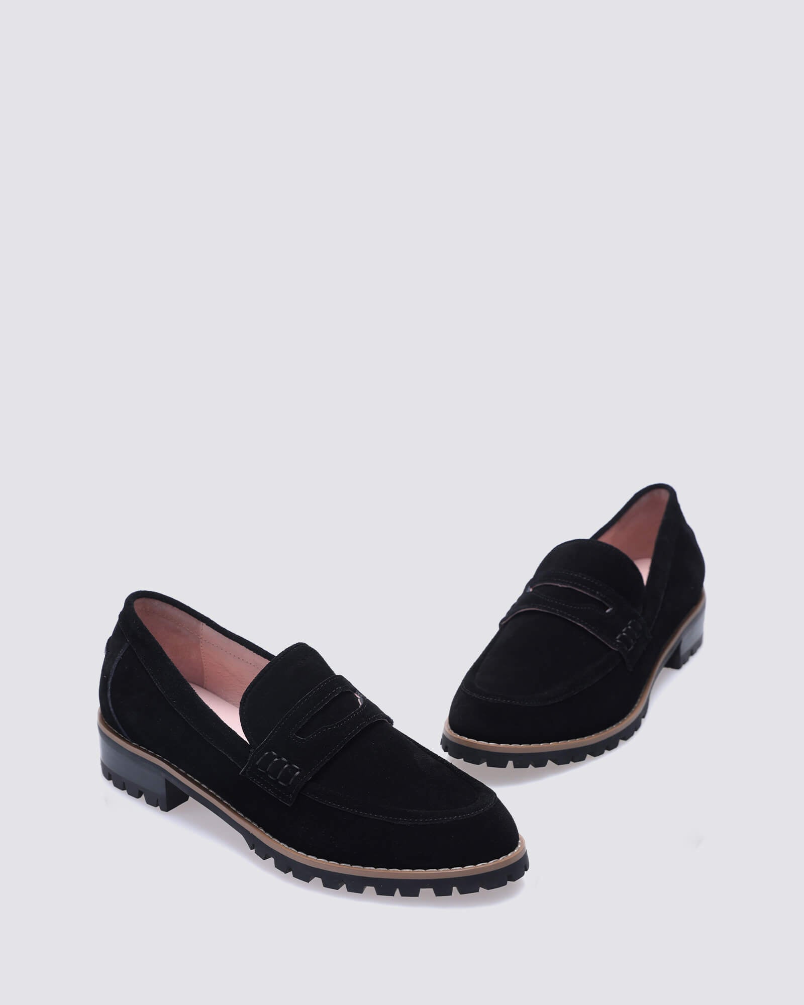 DANDY LOAFERS BLACK SUEDE LEATHER